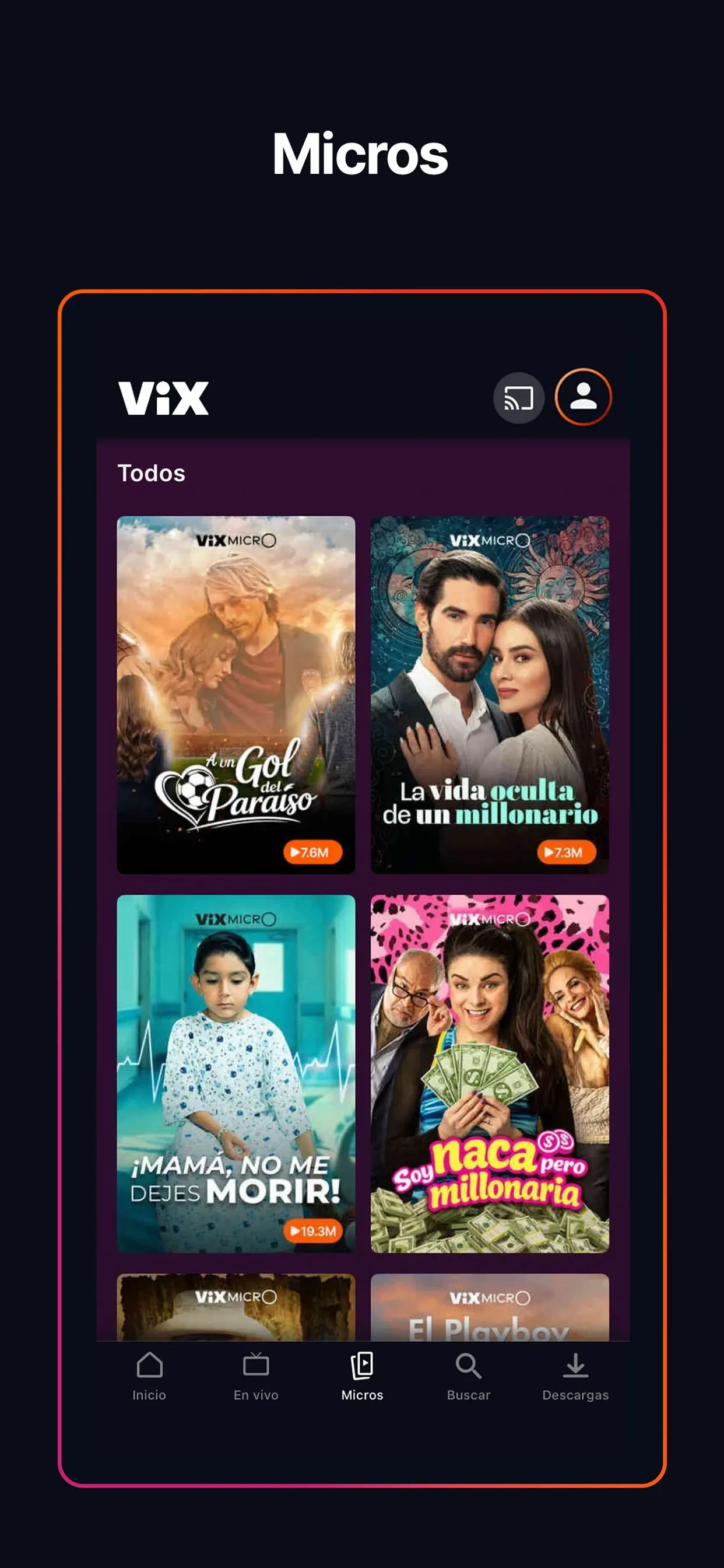 ViX: TV, Sports and News app store screenshot 5 — Unknown (iOS)