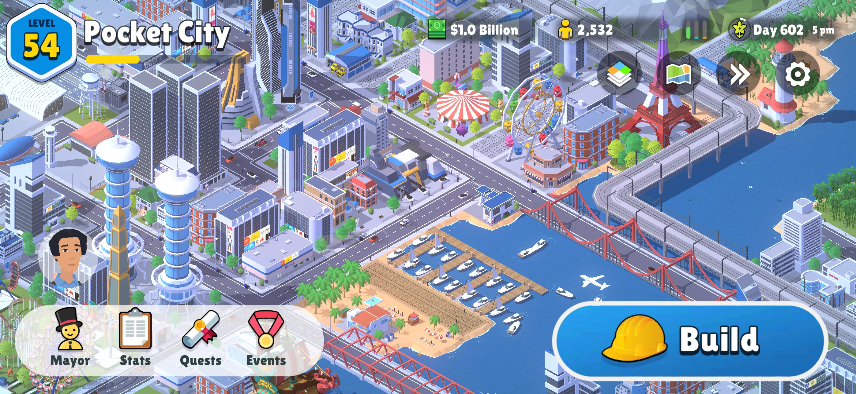 Pocket City 2 app store screenshot 1 — Games (iOS)