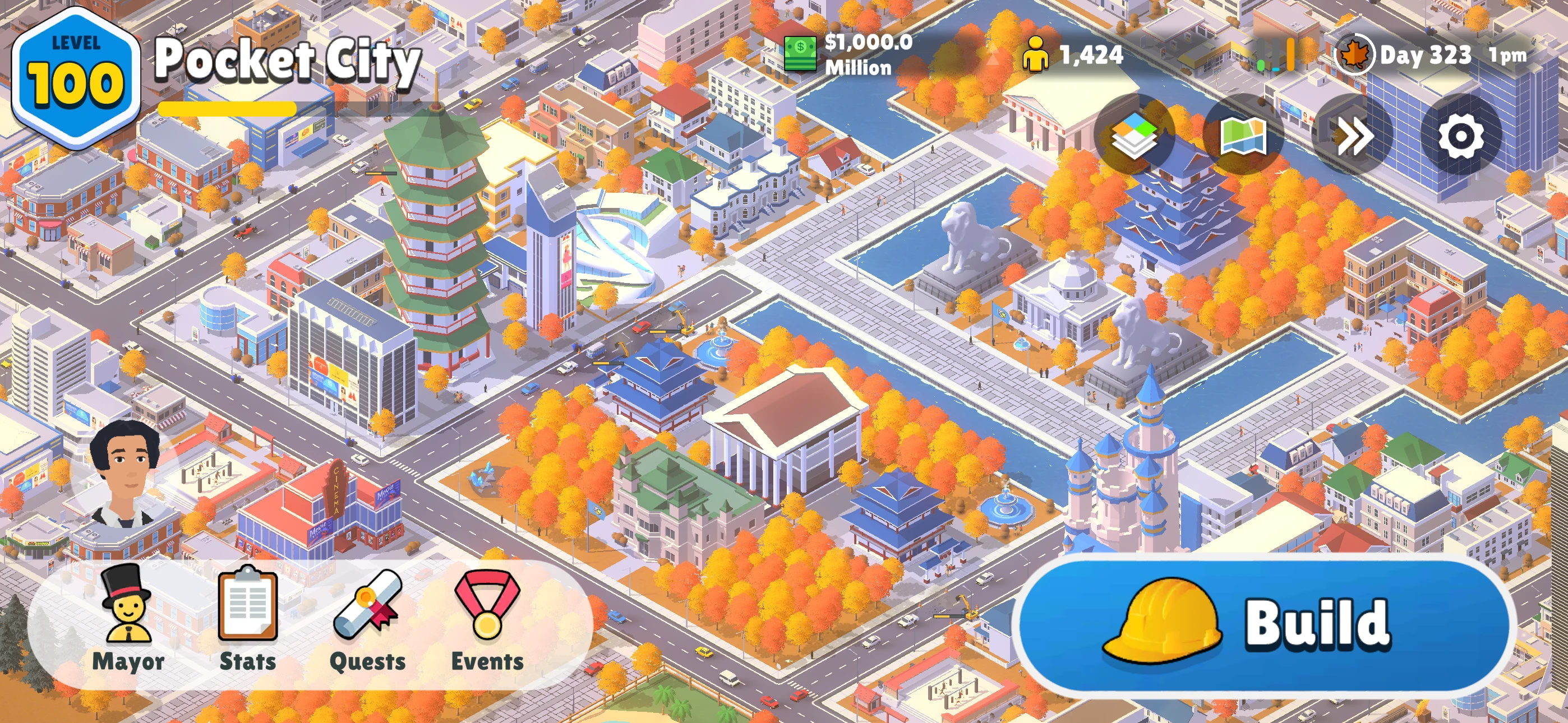 Pocket City 2 app store screenshot 2 — Games (iOS)