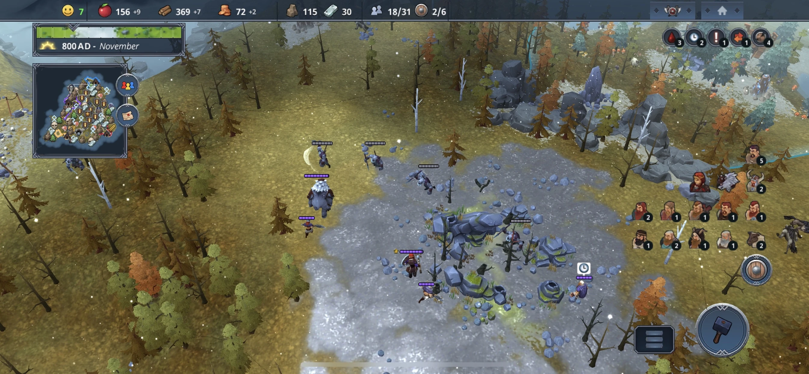 Northgard app store screenshot 2 — Games (iOS)