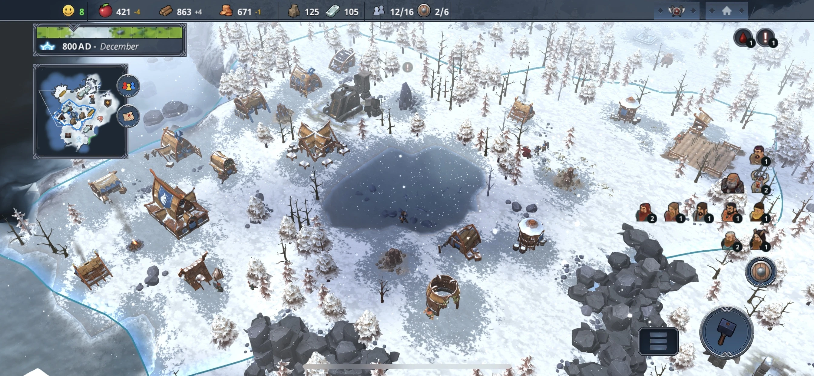 Northgard app store screenshot 4 — Games (iOS)