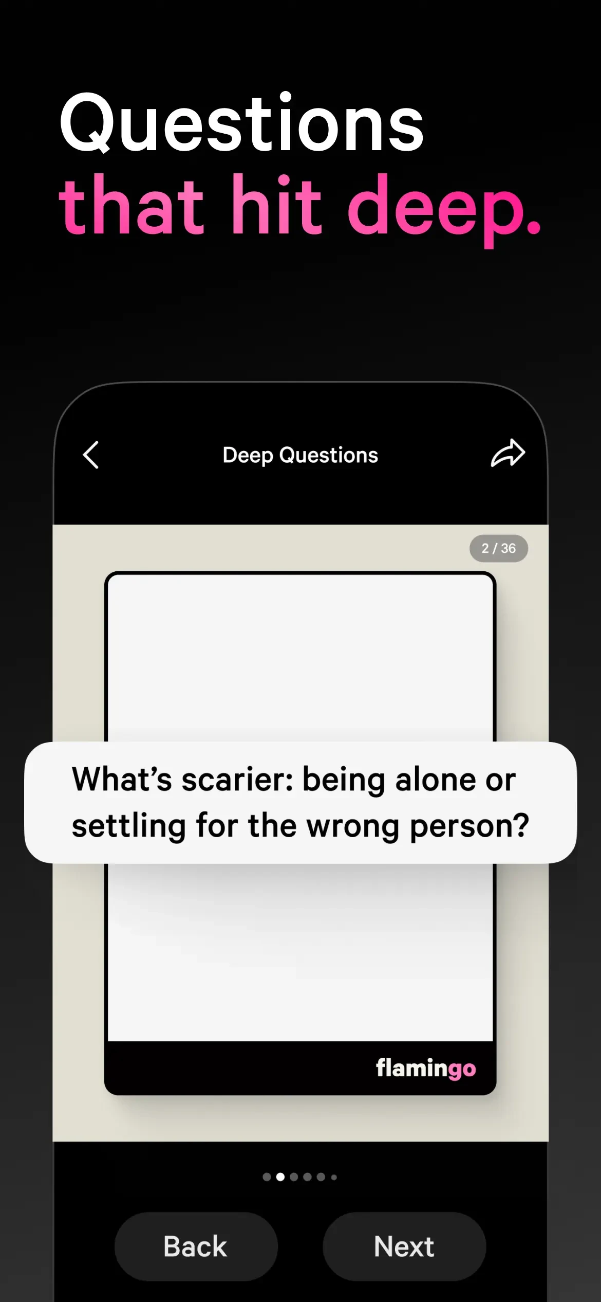 Flamingo Cards: Couple Games app store screenshot 1 — Games (iOS)