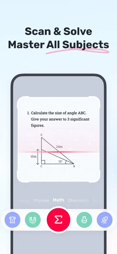 Gauth: AI Study Companion app store screenshot 1 — Education (iOS)