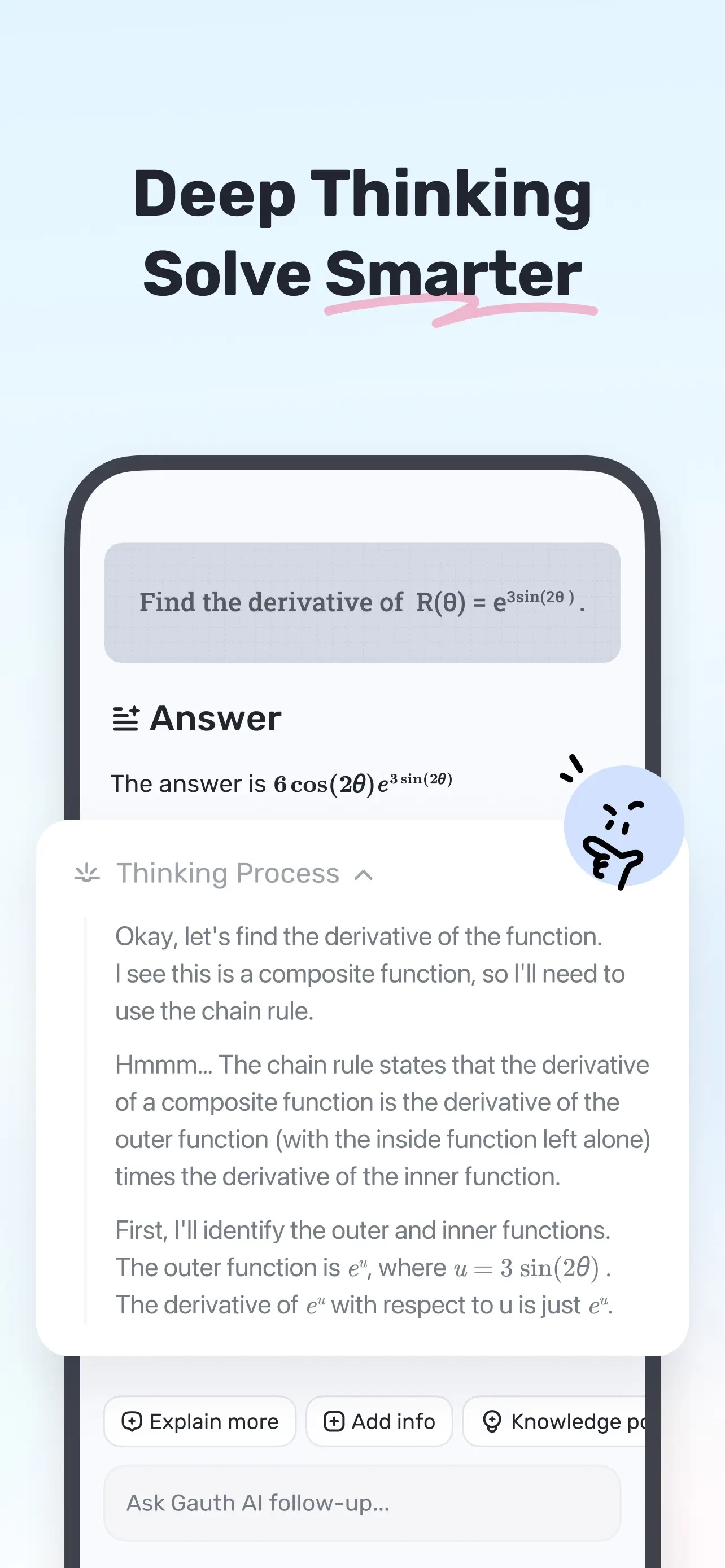 Gauth: AI Study Companion app store screenshot 6 — Education (iOS)