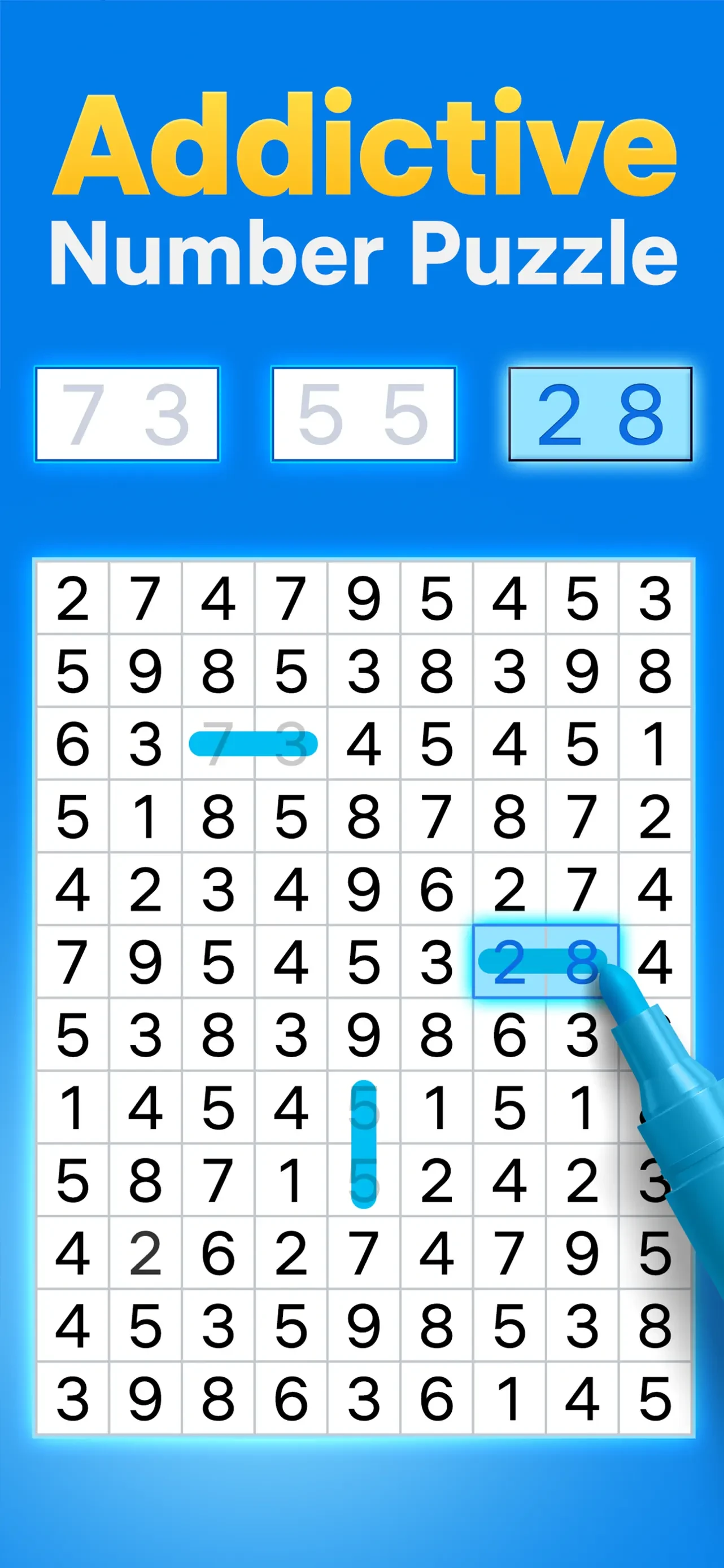 Number Match - Numbers Game app store screenshot 1 — Games (iOS)