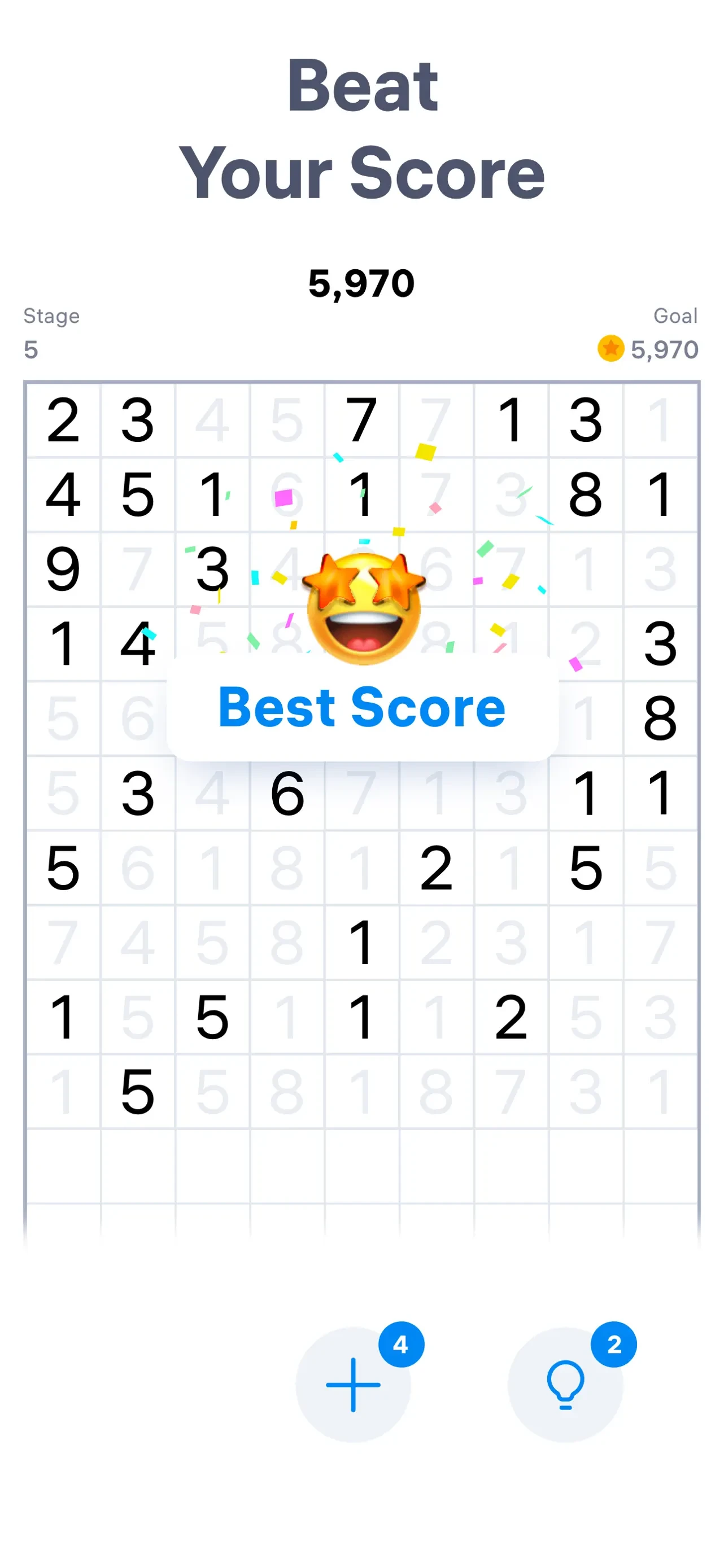 Number Match - Numbers Game app store screenshot 3 — Games (iOS)