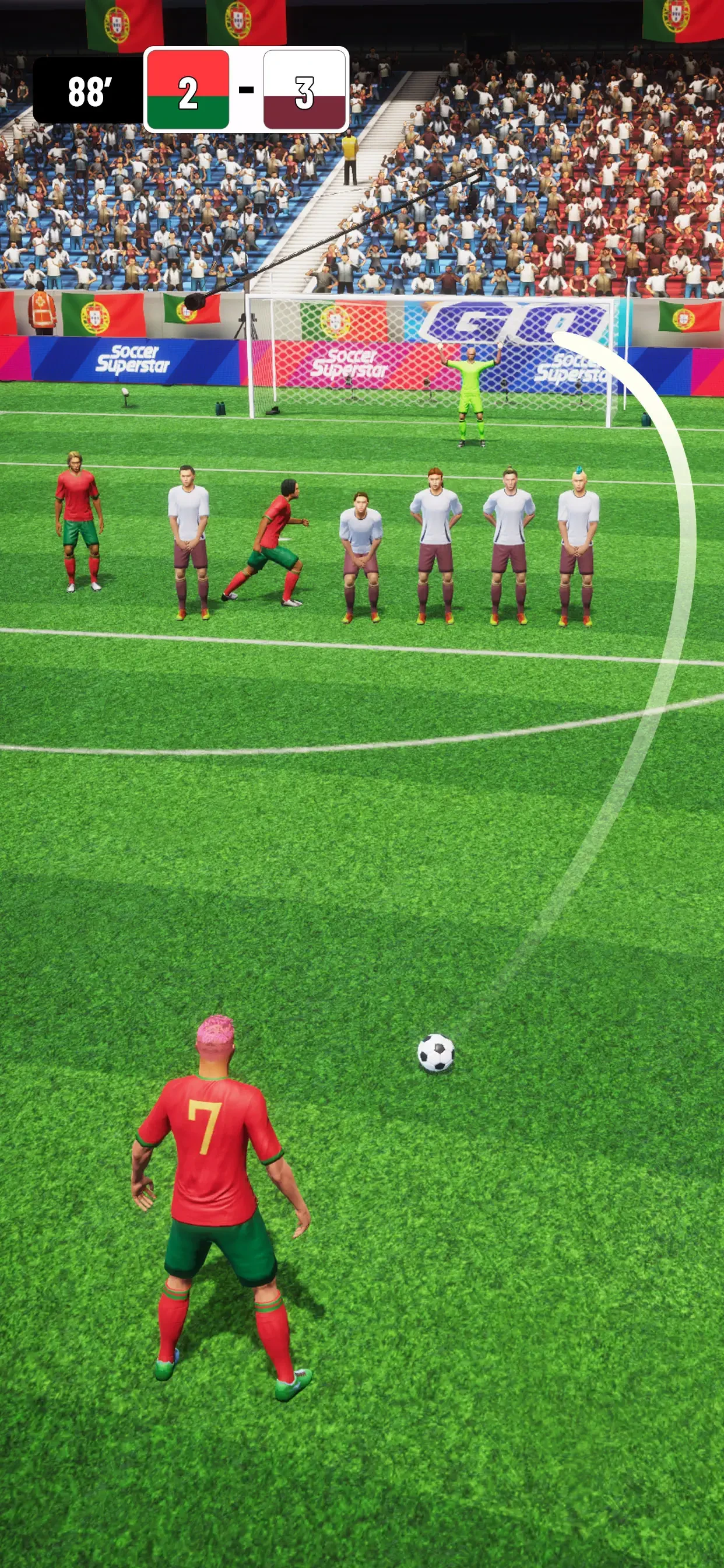 Soccer Superstar app store screenshot 1 — Games (iOS)