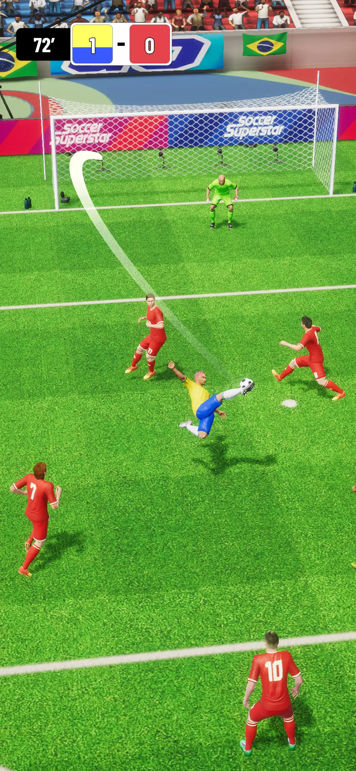 Soccer Superstar app store screenshot 2 — Games (iOS)