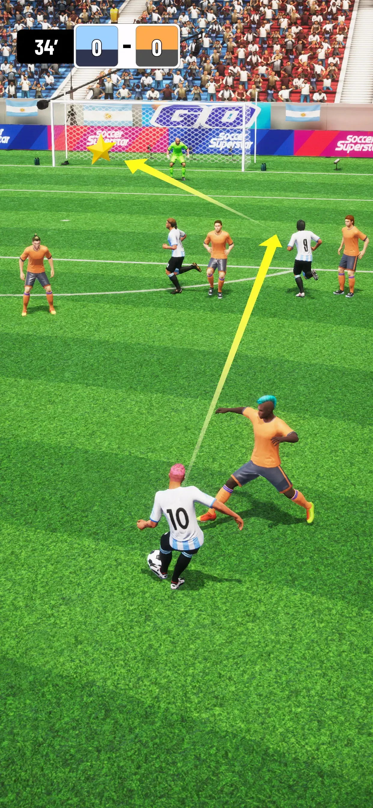 Soccer Superstar app store screenshot 4 — Games (iOS)