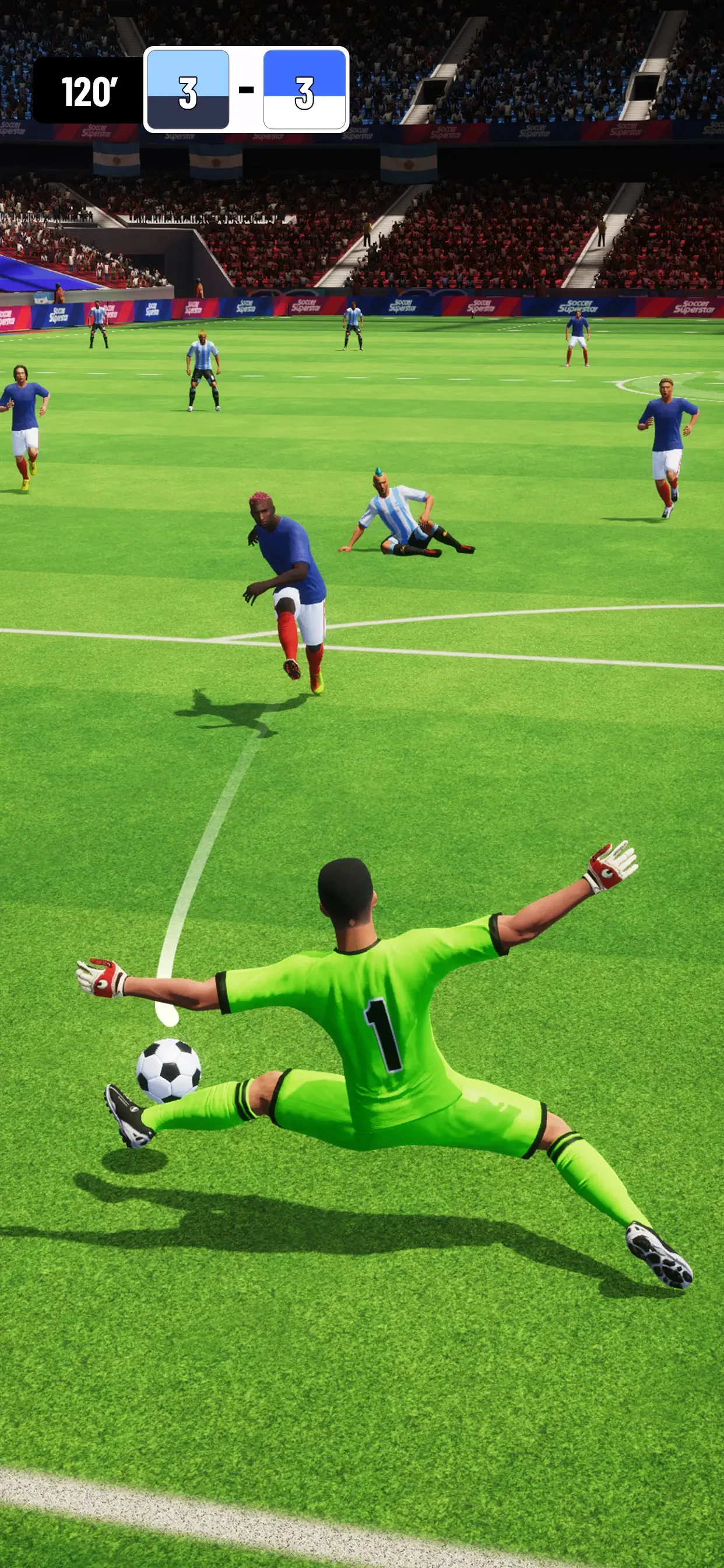 Soccer Superstar app store screenshot 6 — Games (iOS)