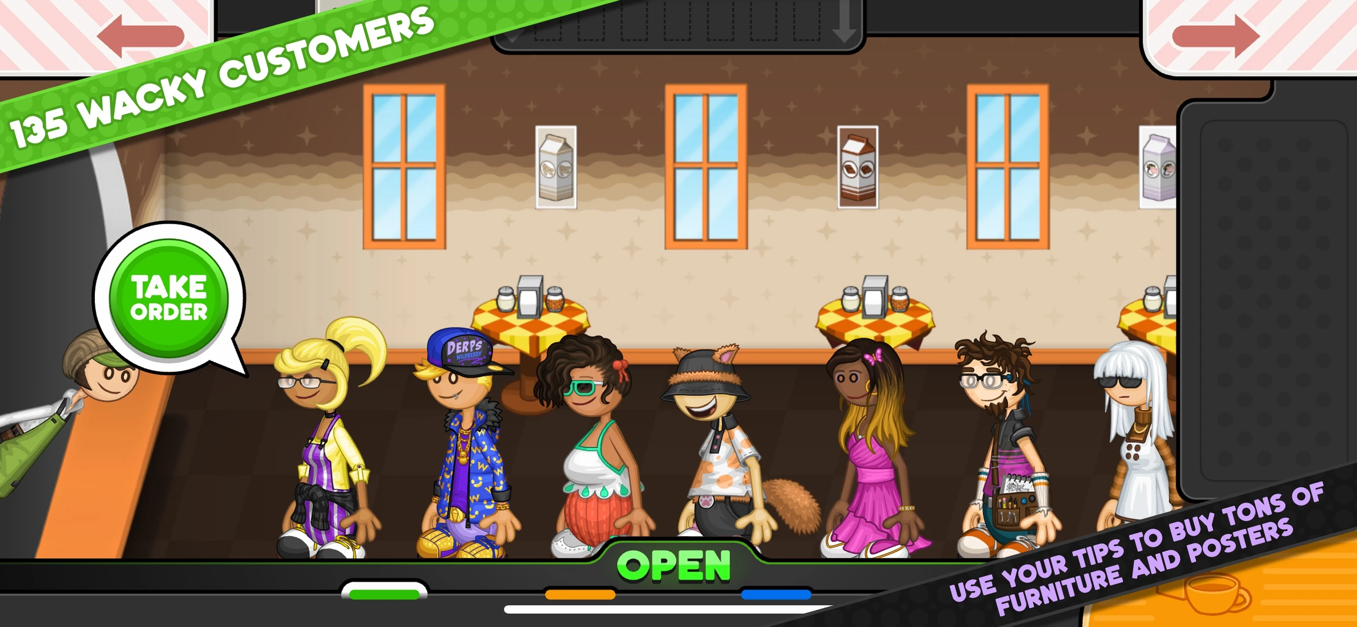 Papa's Mocharia To Go! app store screenshot 2 — Games (iOS)