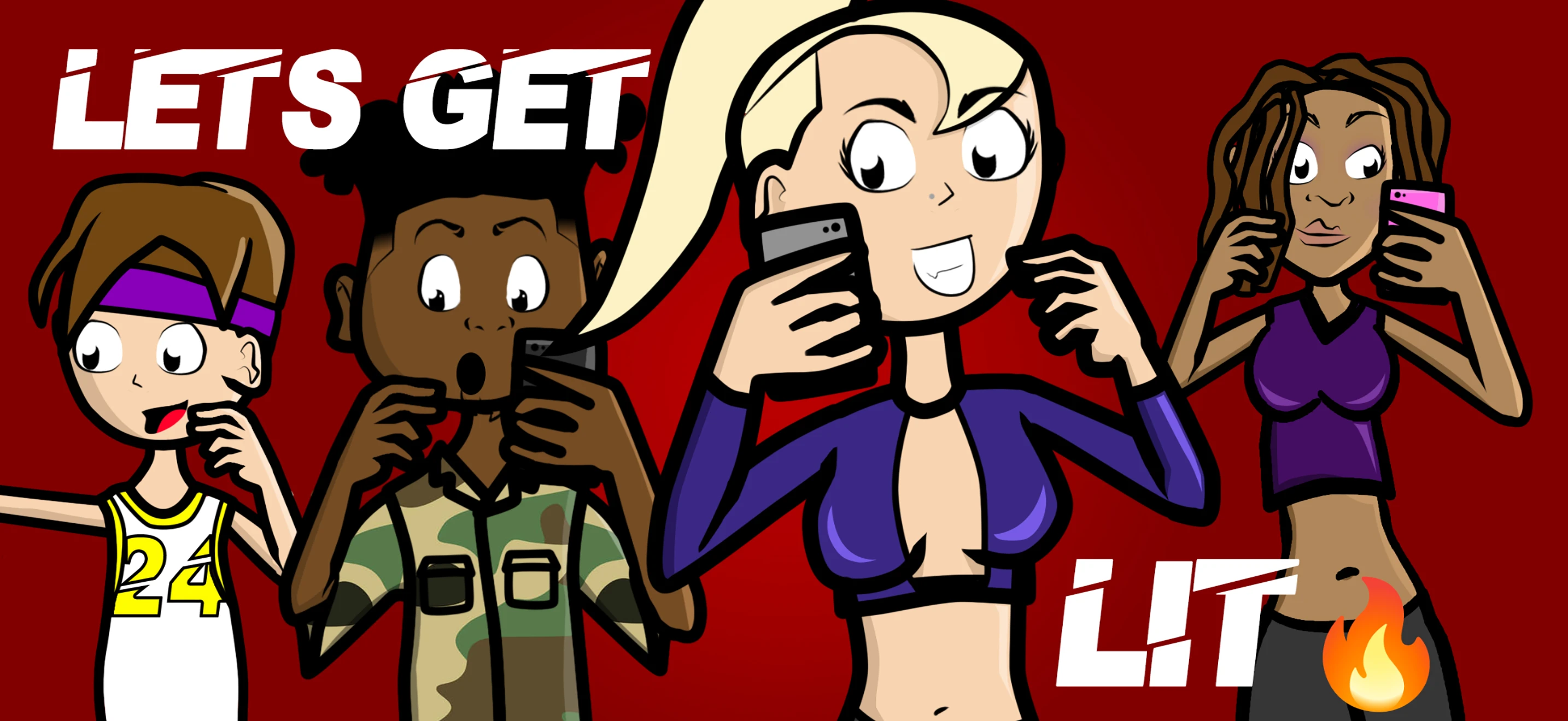 Lets Get Lit app store screenshot 1 — Games (iOS)