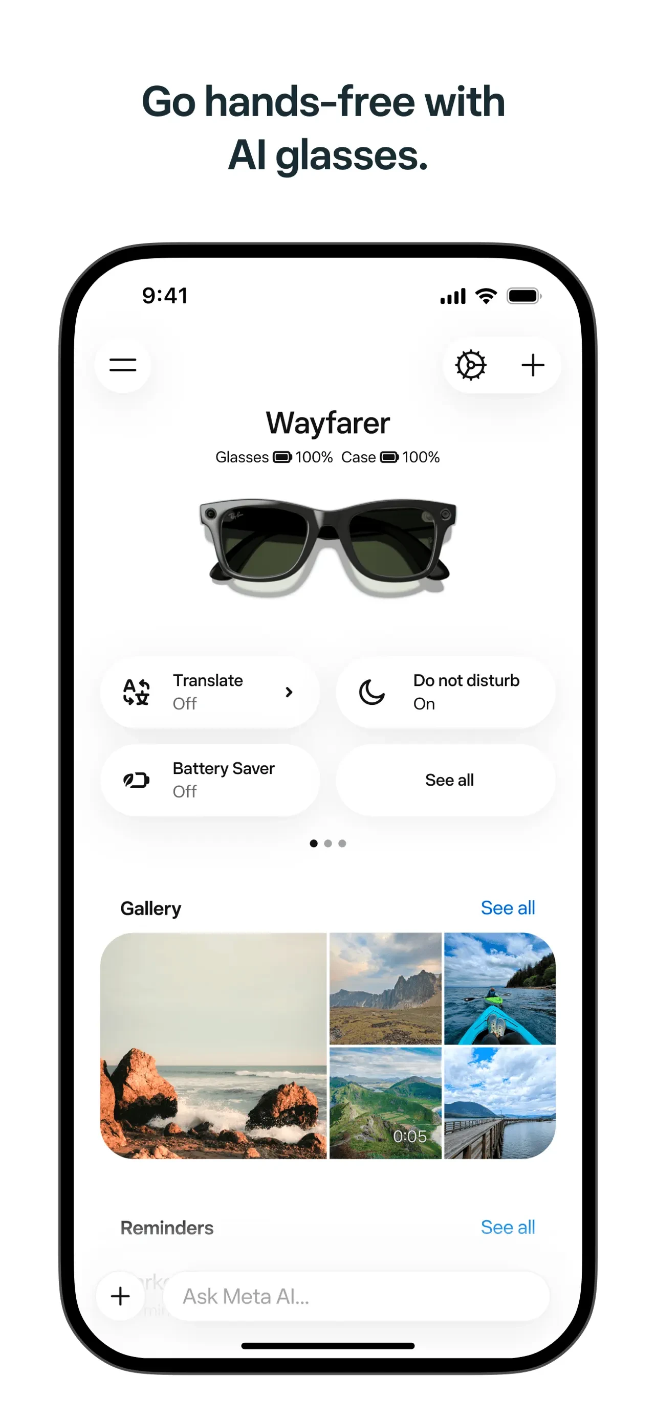 Meta AI app store screenshot 4 — Productivity (iOS)
