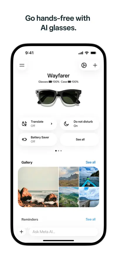 Meta AI app store screenshot 4 — Productivity (iOS)
