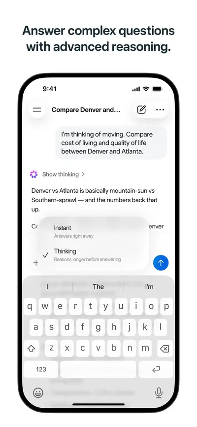 Meta AI app store screenshot 6 — Productivity (iOS)