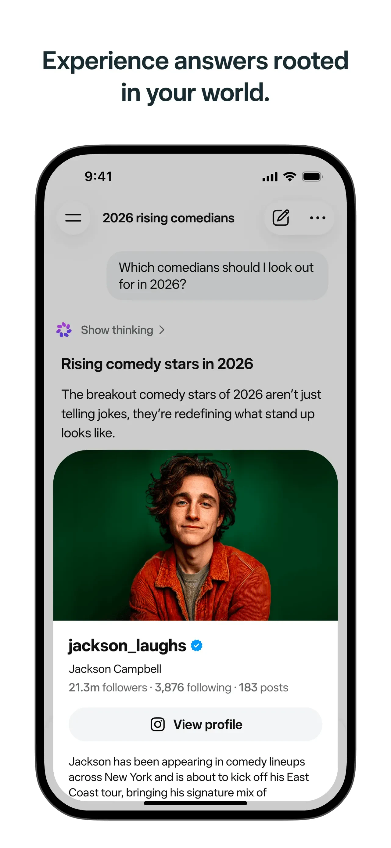 Meta AI app store screenshot 7 — Productivity (iOS)