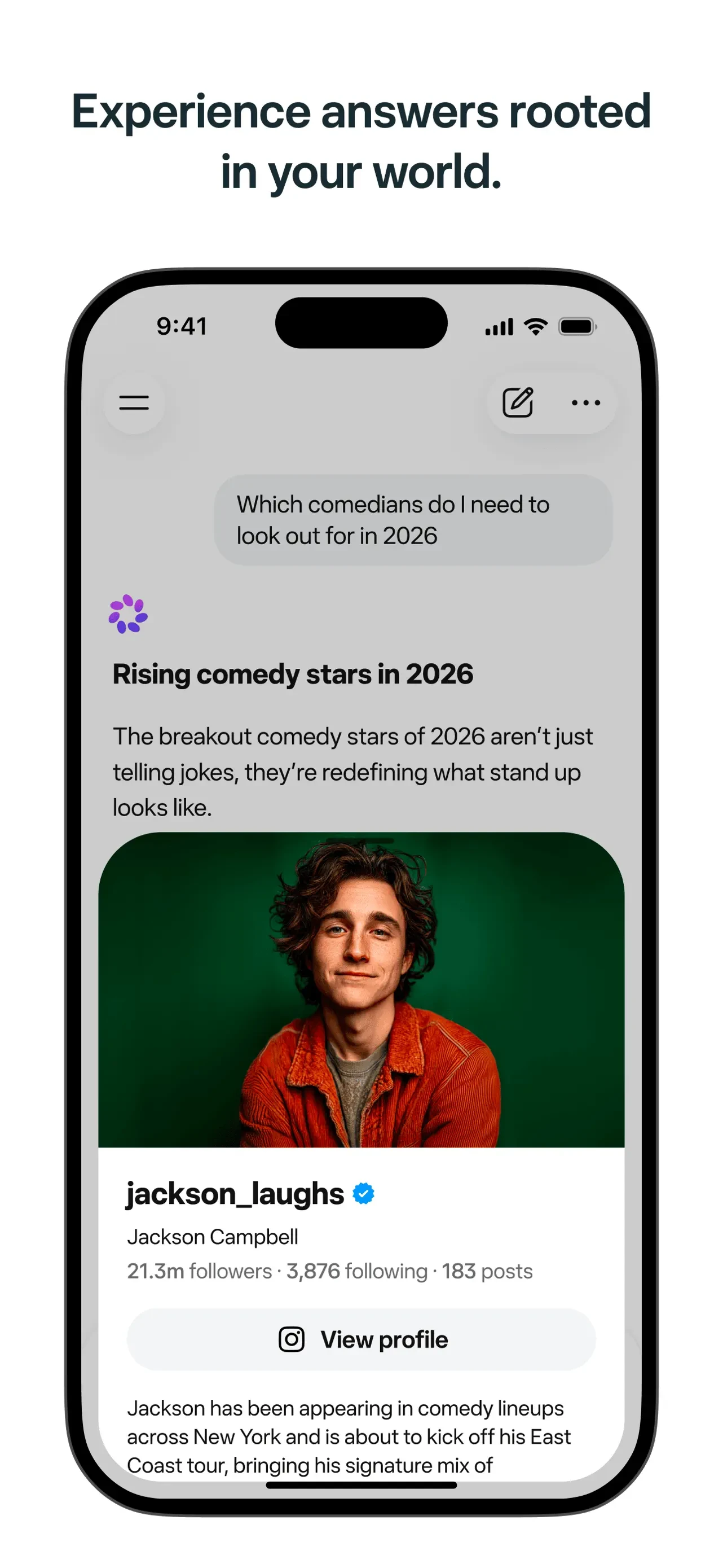 Meta AI app store screenshot 6 — Productivity (iOS)