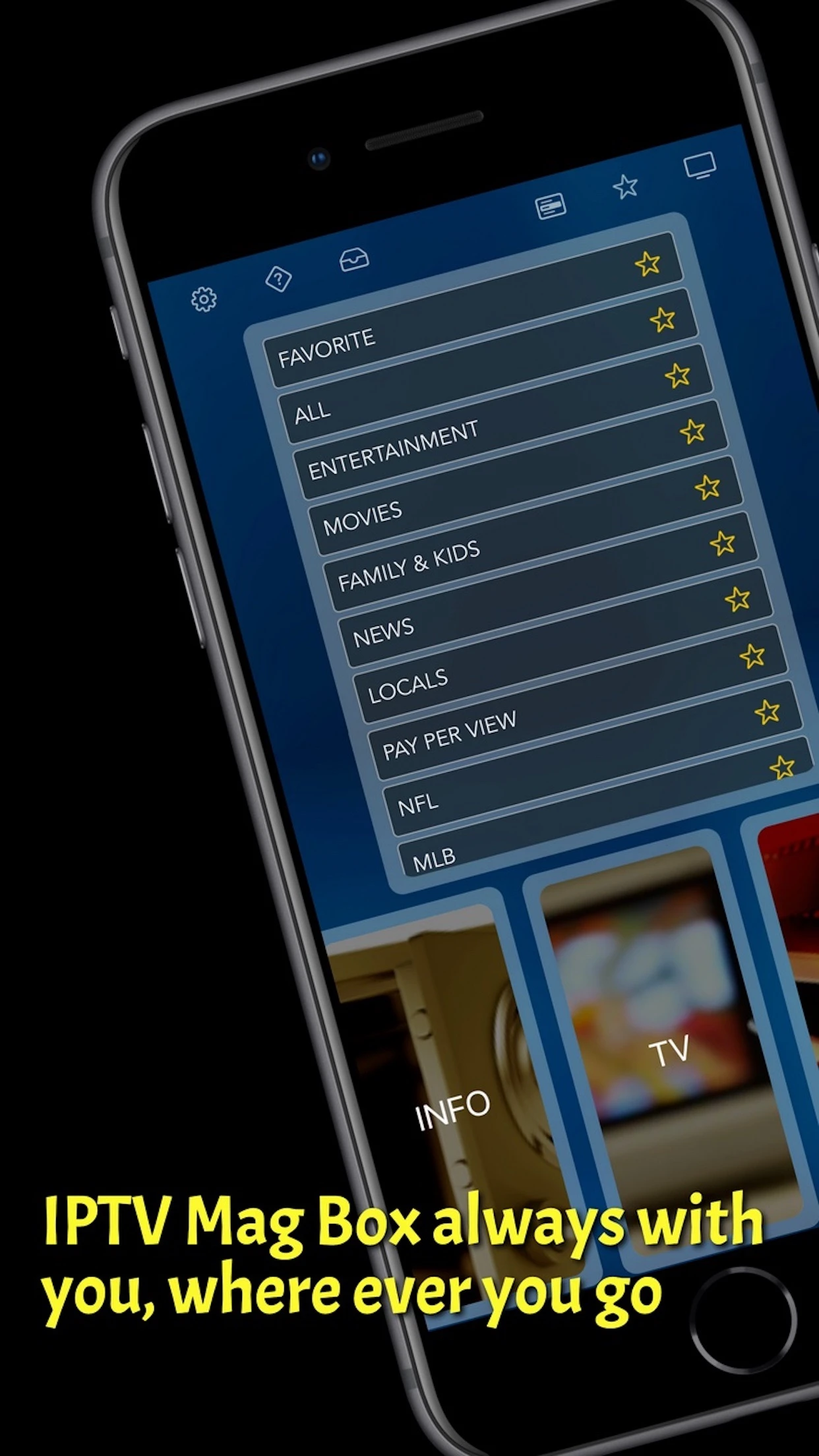 StbEmuTV (Pro) app store screenshot 1 — Unknown (iOS)