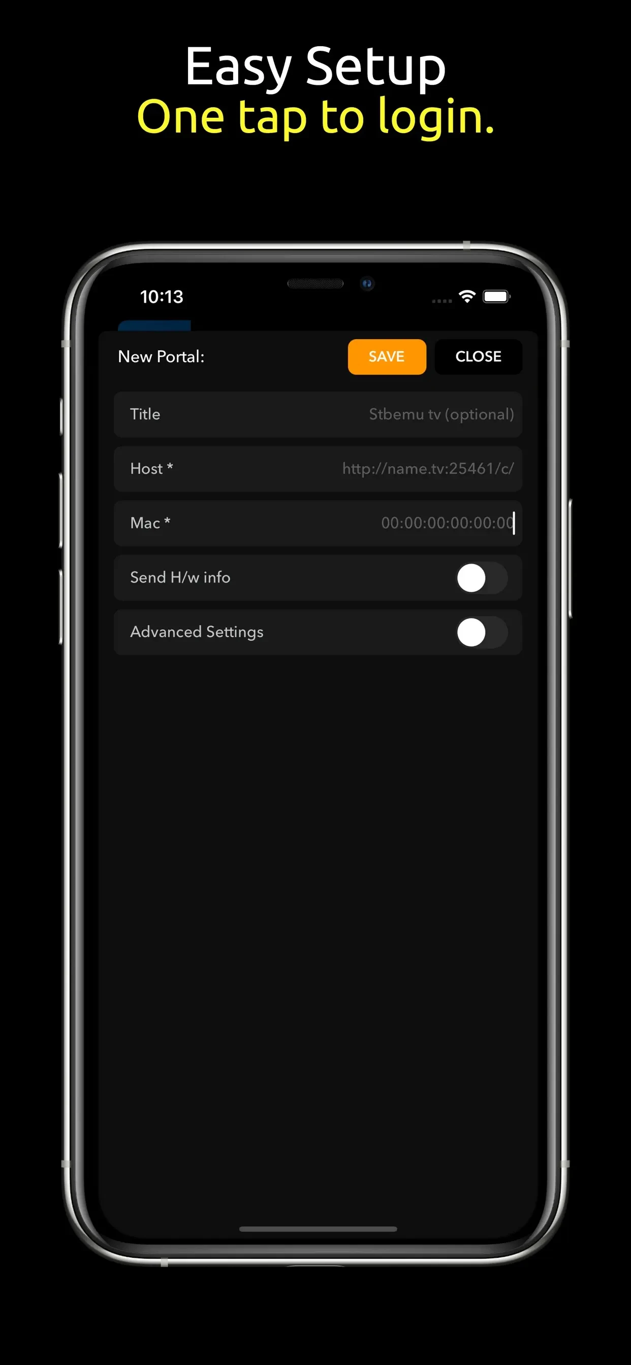StbEmuTV (Pro) app store screenshot 4 — Unknown (iOS)