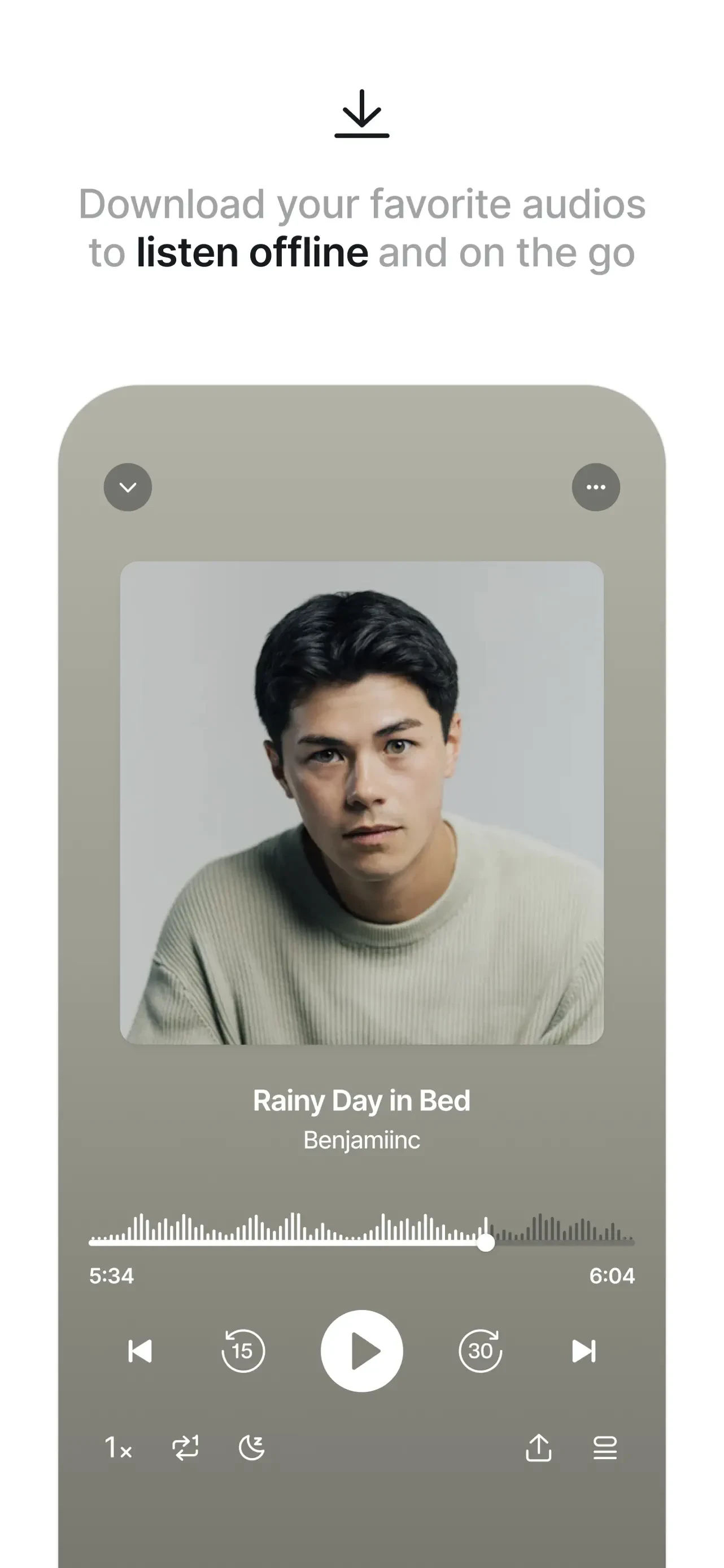 Quinn - Audio Stories app store screenshot 4 — Entertainment (iOS)
