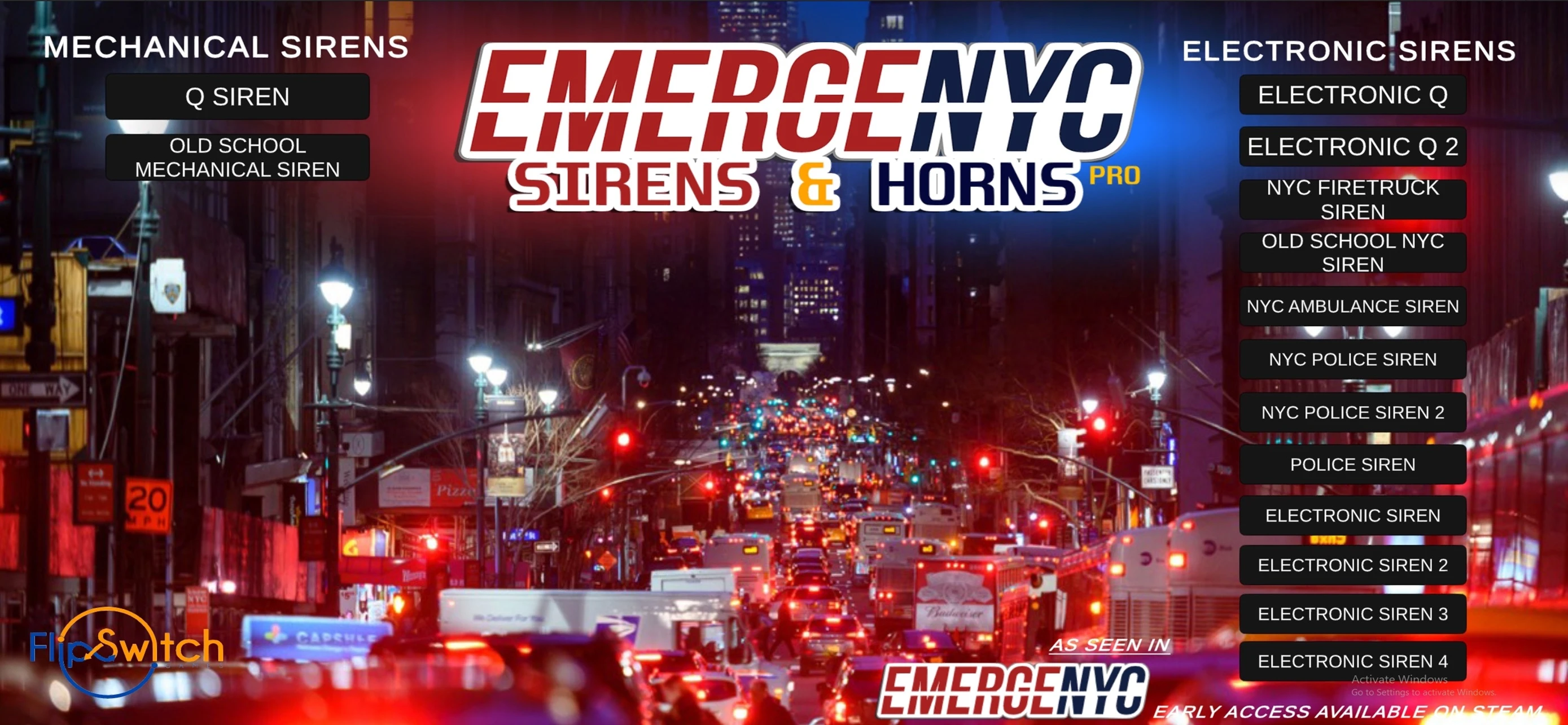 EmergeNYC Sirens & Horns Pro app store screenshot 1 — Unknown (iOS)