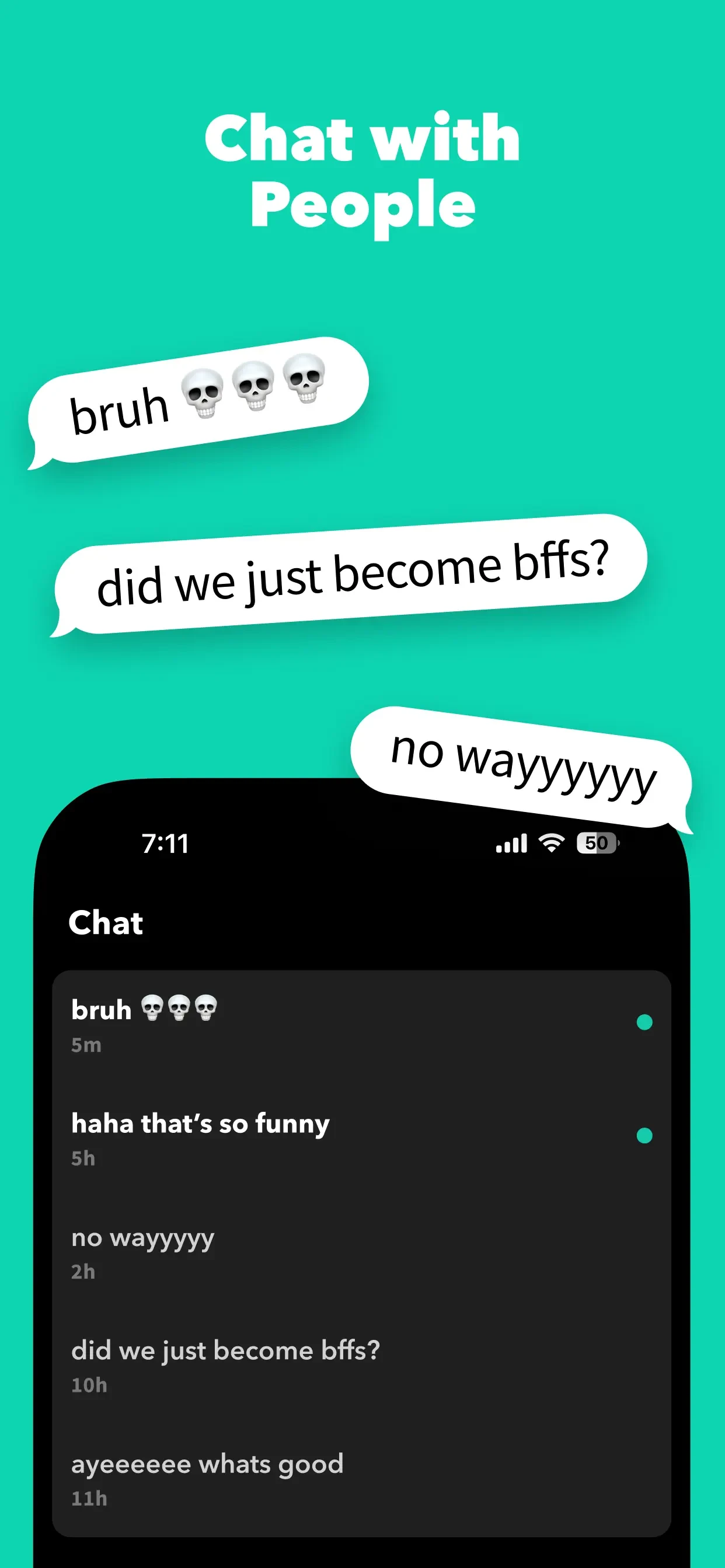 Yik Yak app store screenshot 4 — Unknown (iOS)