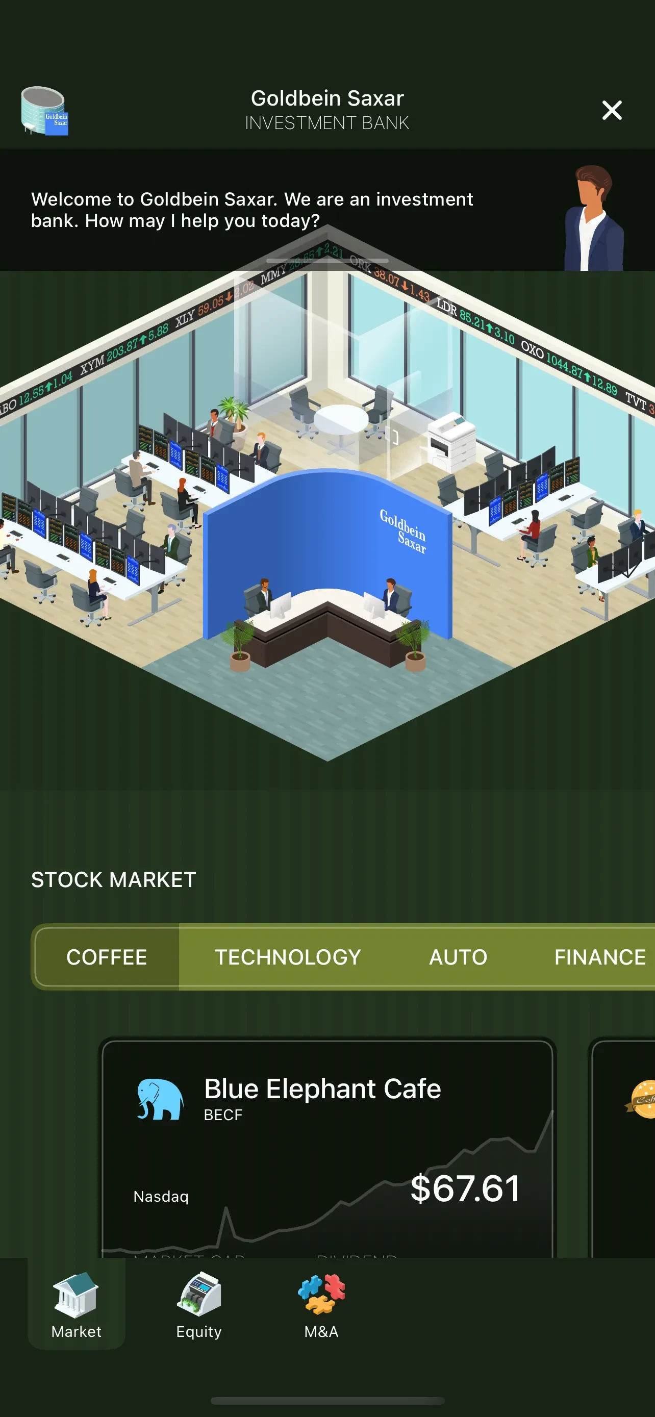 Coffee Inc 2 app store screenshot 9 — Games (iOS)
