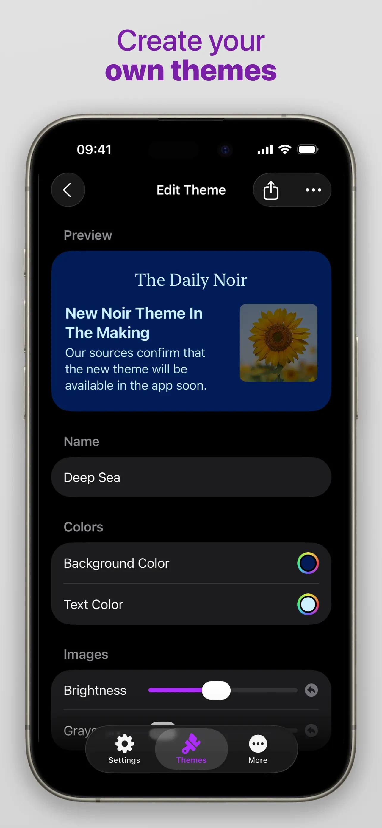 Noir - Dark Mode for Safari app store screenshot 5 — Utilities (iOS)