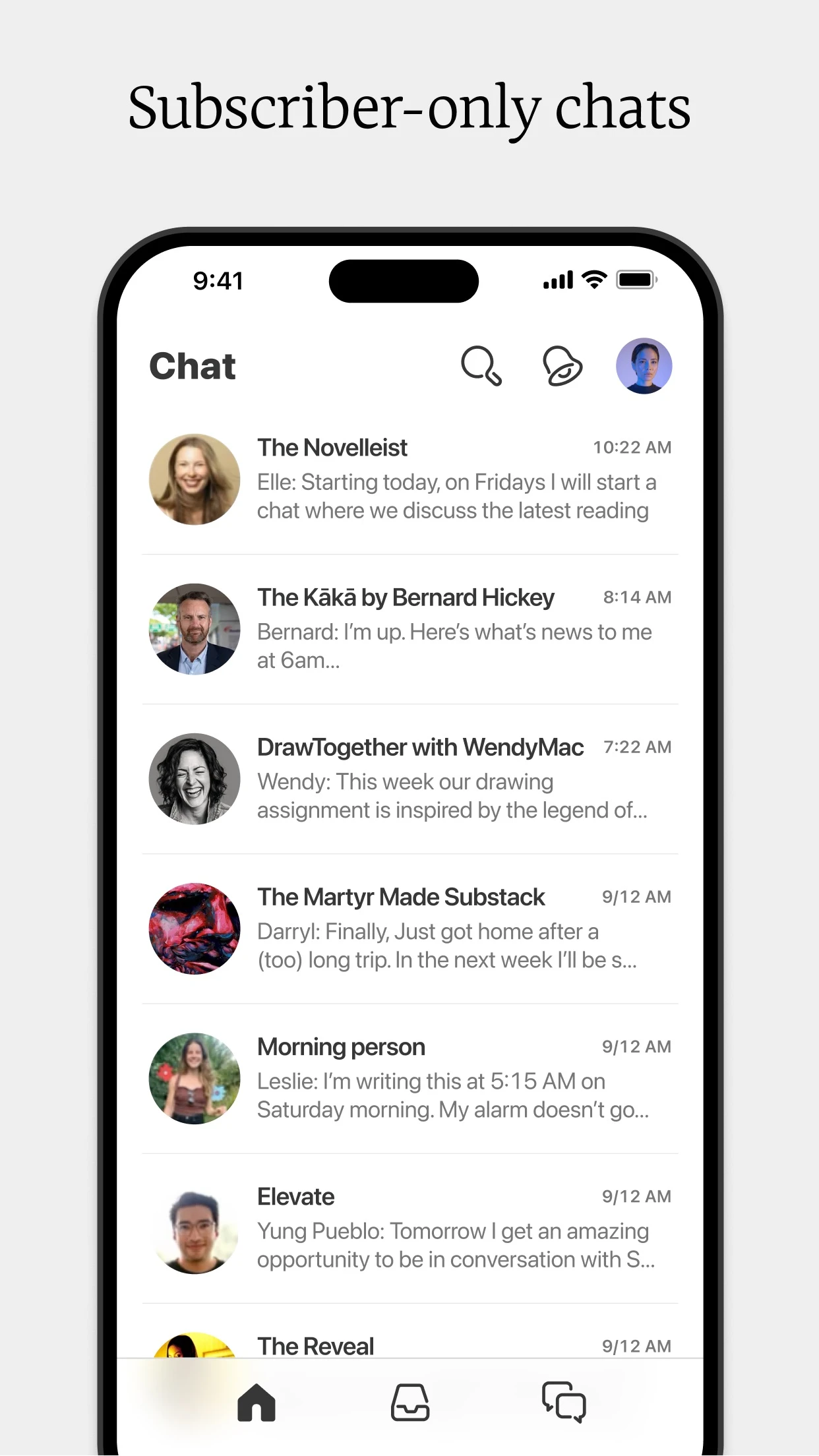Substack app store screenshot 5 — News (iOS)
