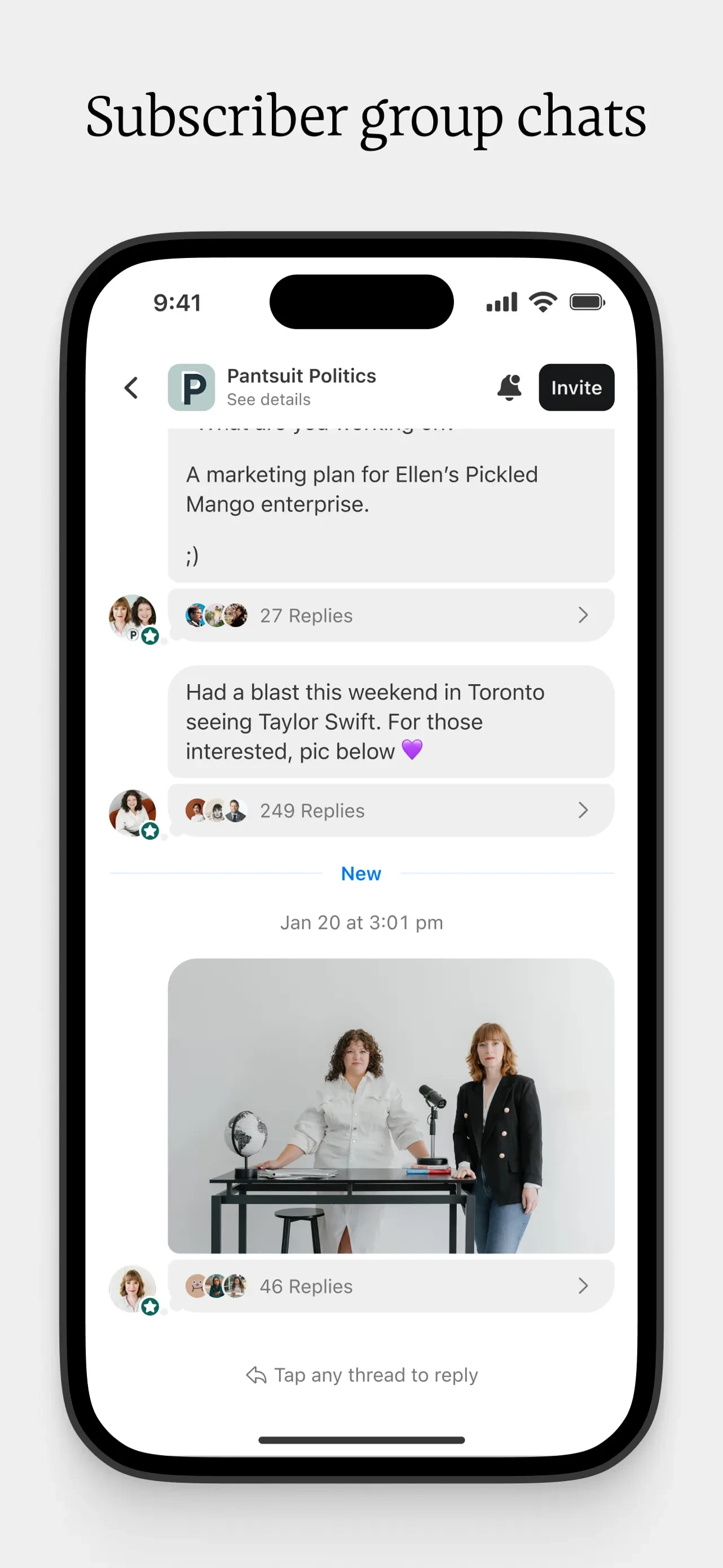 Substack app store screenshot 4 — News (iOS)
