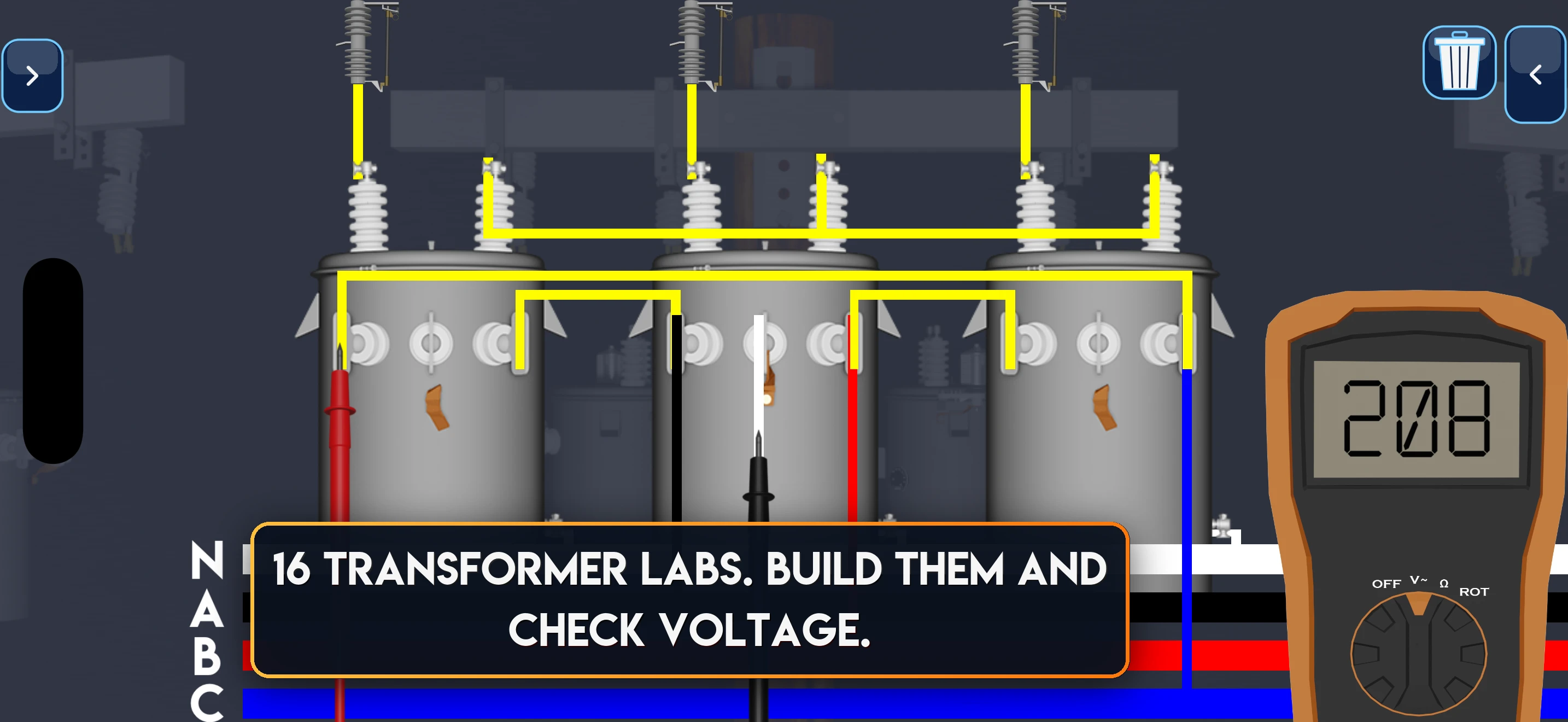 Lineman's Reference - XFMR LAB app store screenshot 1 — Education (iOS)