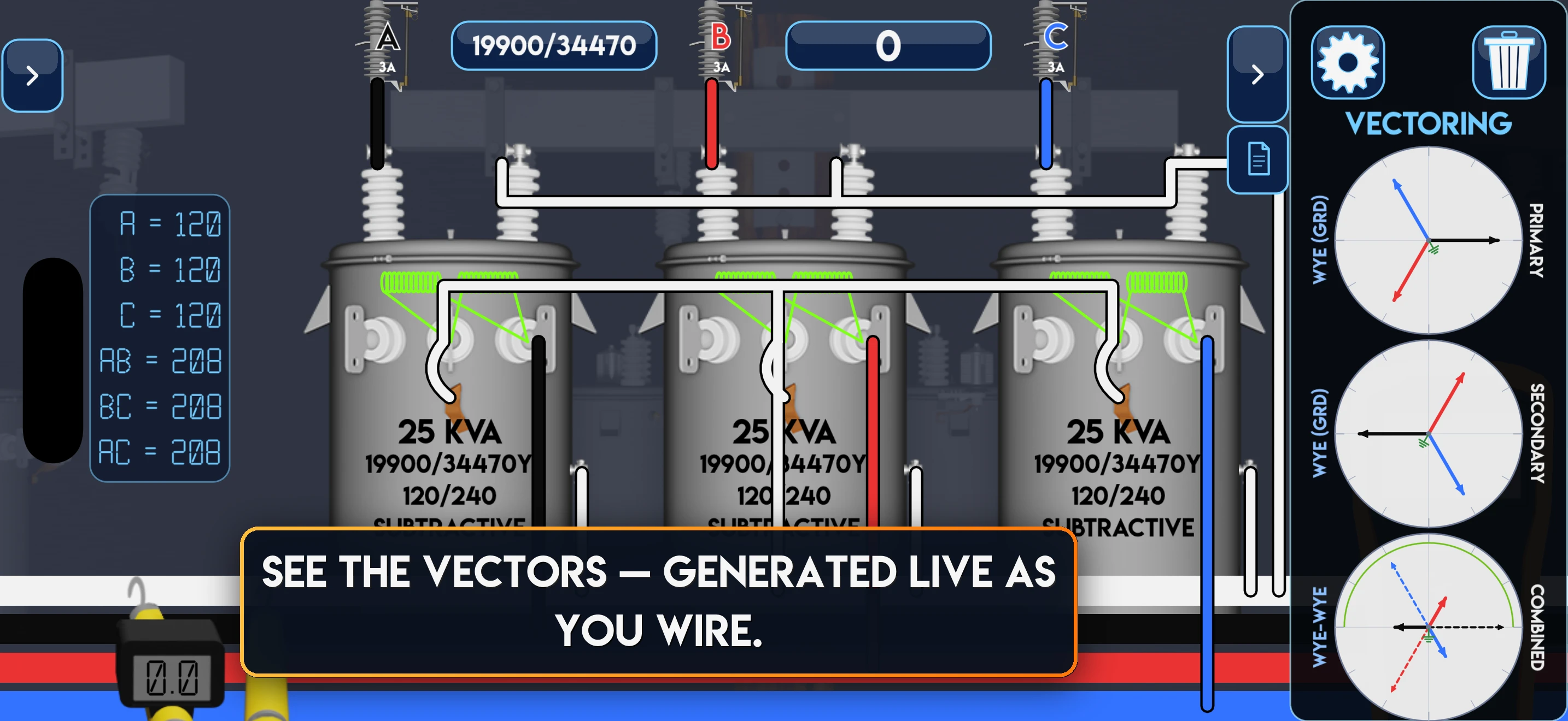 Lineman's Reference - XFMR LAB app store screenshot 5 — Education (iOS)