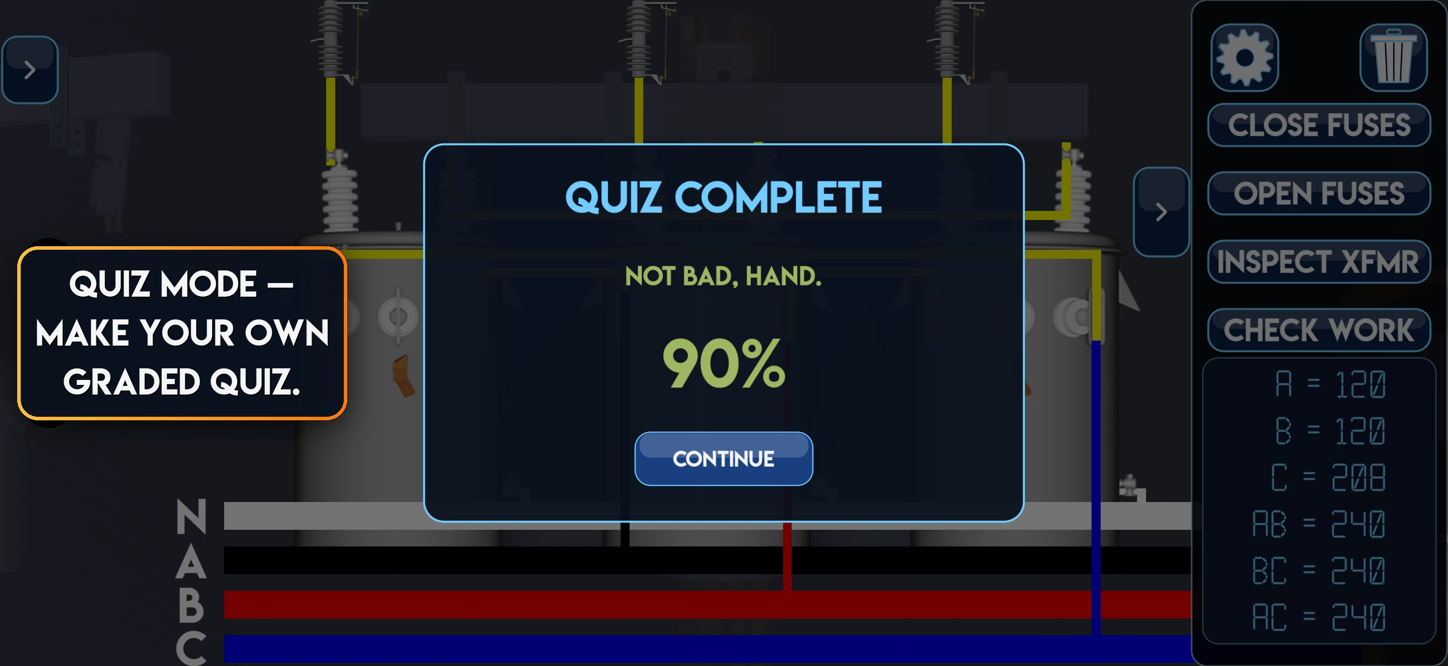 Lineman's Reference - XFMR LAB app store screenshot 8 — Education (iOS)