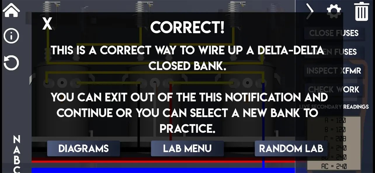 Lineman's Reference - XFMR LAB app store screenshot 5 — Education (iOS)