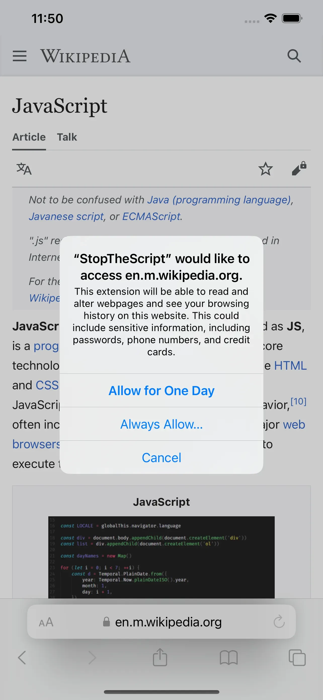 StopTheScript app store screenshot 4 — Unknown (iOS)