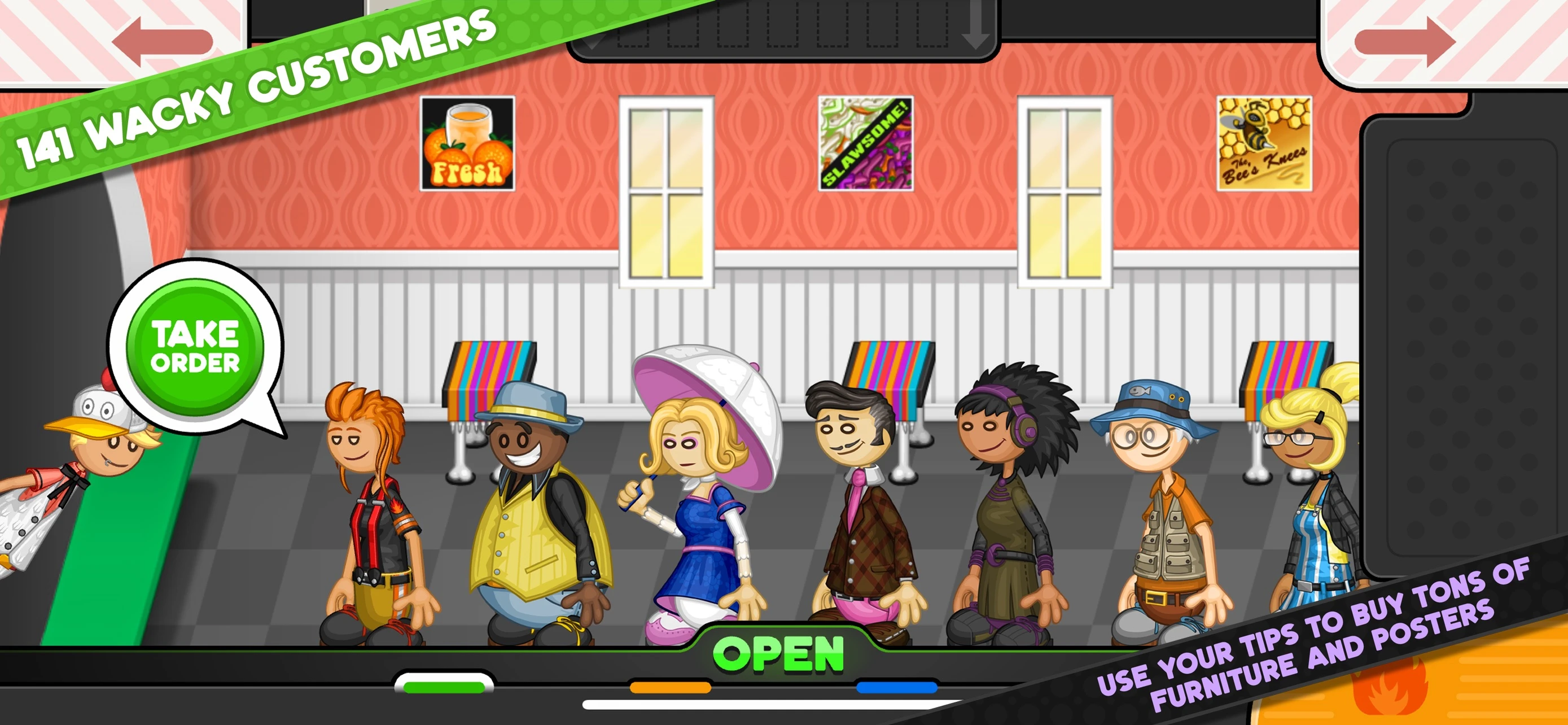 Papa's Cluckeria To Go! app store screenshot 2 — Games (iOS)