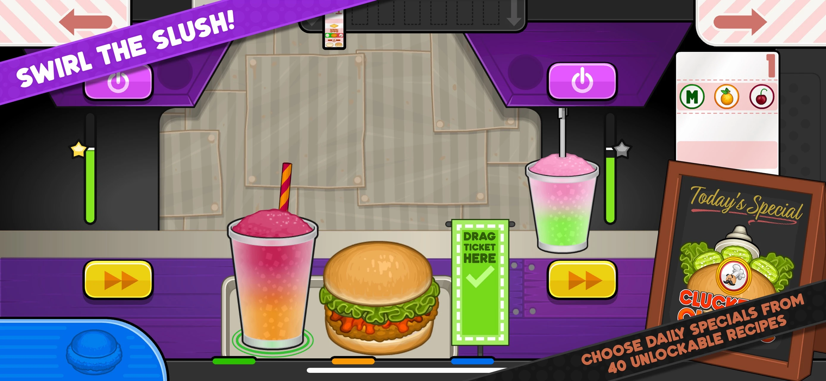Papa's Cluckeria To Go! app store screenshot 5 — Games (iOS)