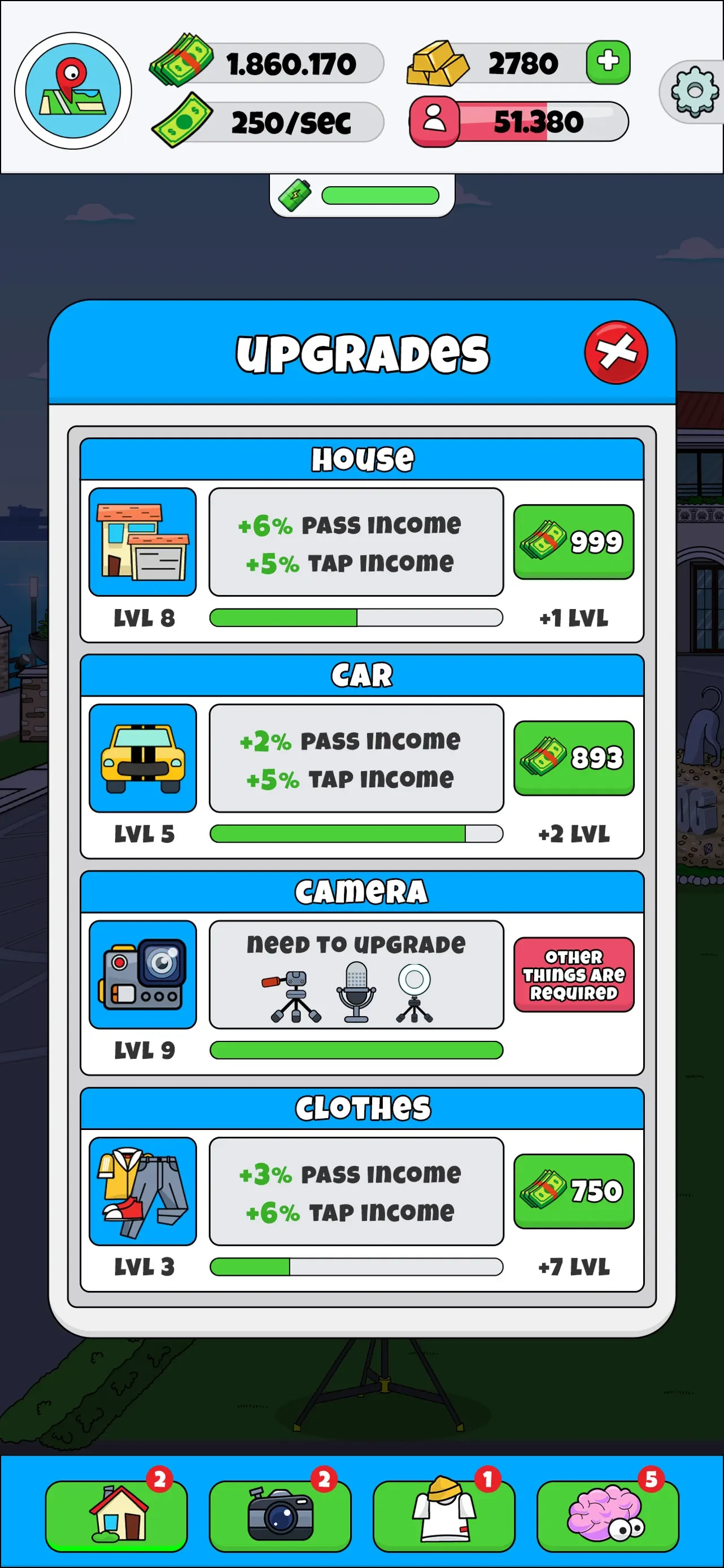 Lamar - Idle Vlogger app store screenshot 5 — Games (iOS)