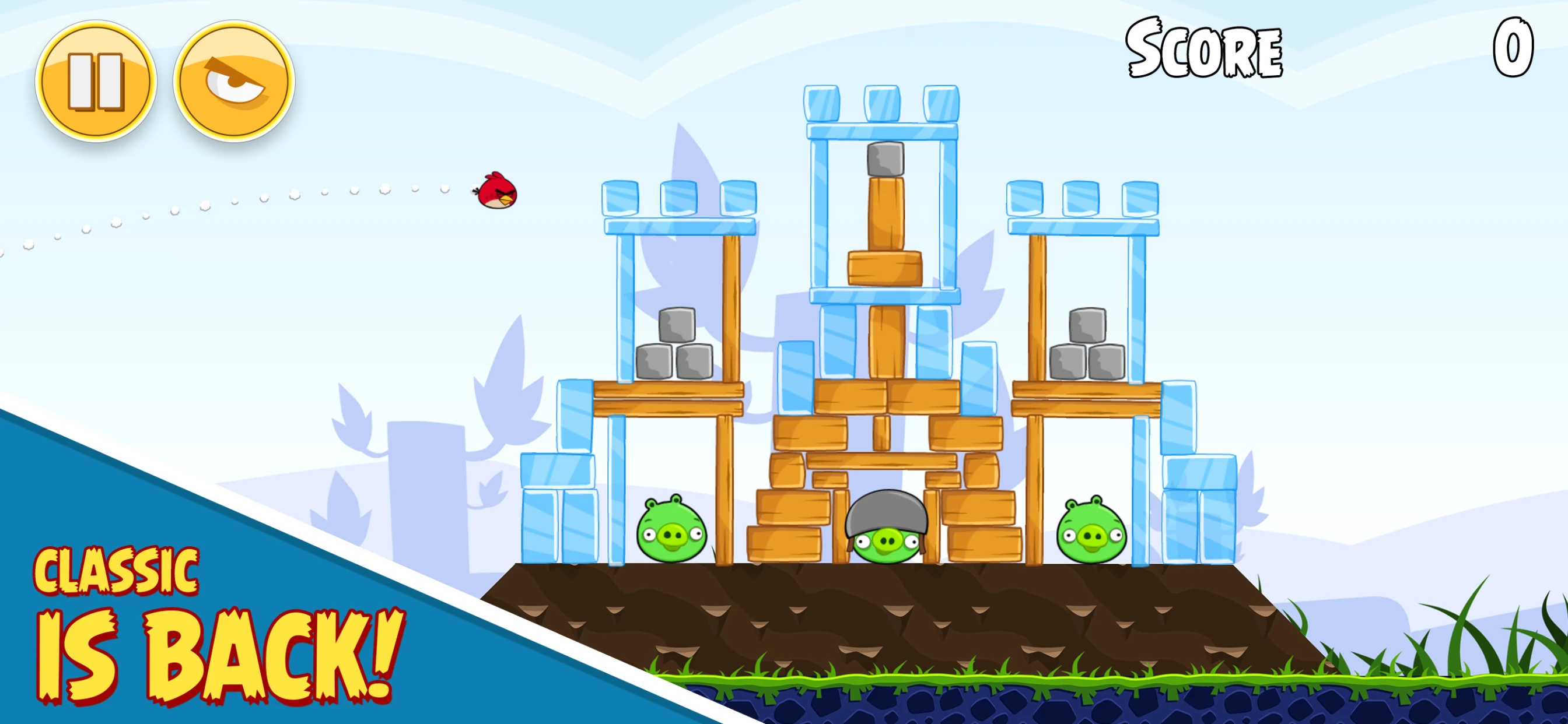 Red's First Flight app store screenshot 1 — Games (iOS)