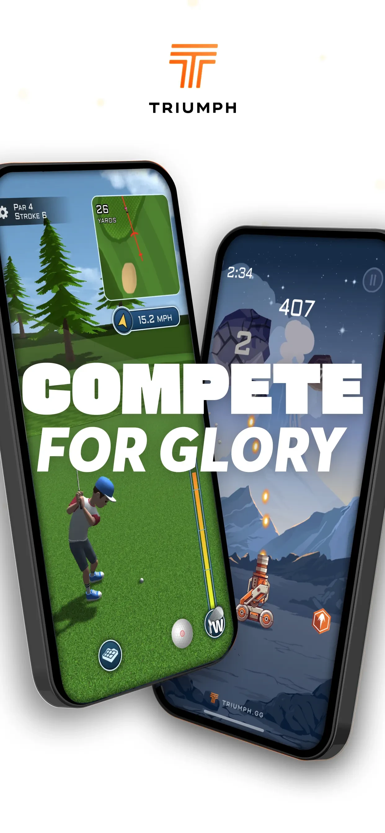 Triumph Arcade app store screenshot 1 — Games (iOS)