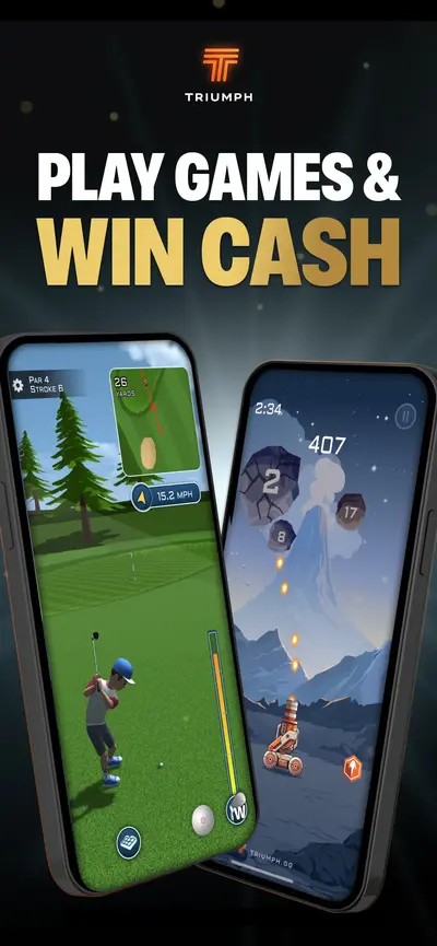 Triumph: Play for Cash app store screenshot 1 — Games (iOS)