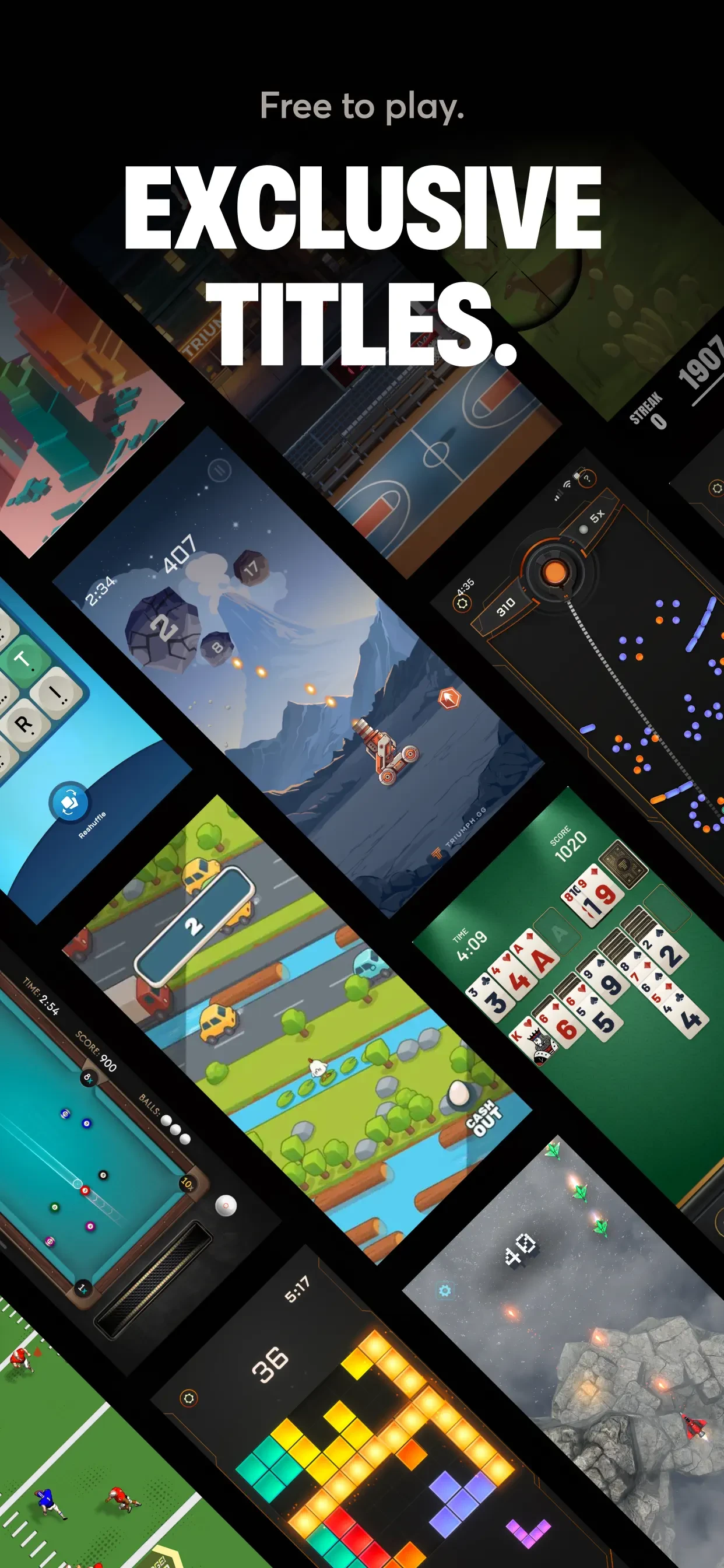 Triumph: Play for Cash app store screenshot 5 — Games (iOS)