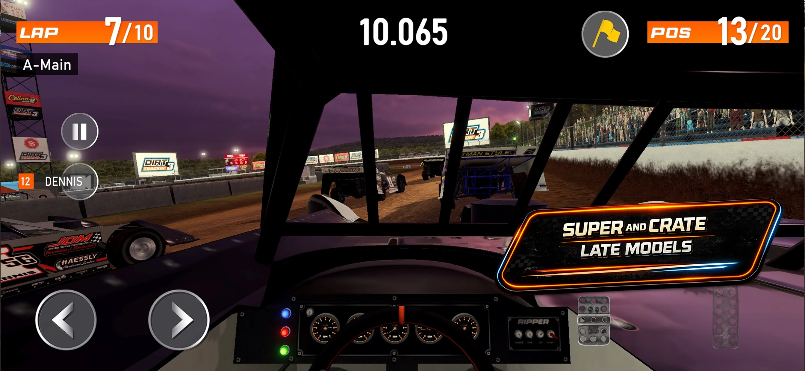 Dirt Trackin 3 app store screenshot 2 — Games (iOS)