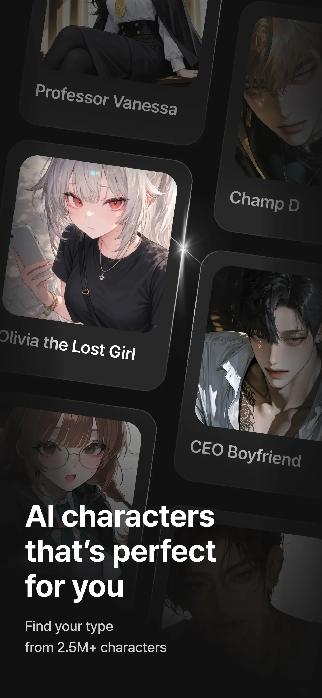zeta: AI Chat, Story, Play app store screenshot 1 — Unknown (iOS)
