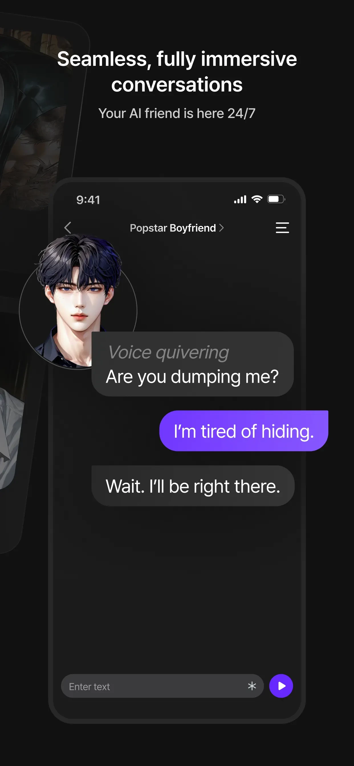 zeta: AI Chat, Story, Play app store screenshot 2 — Unknown (iOS)