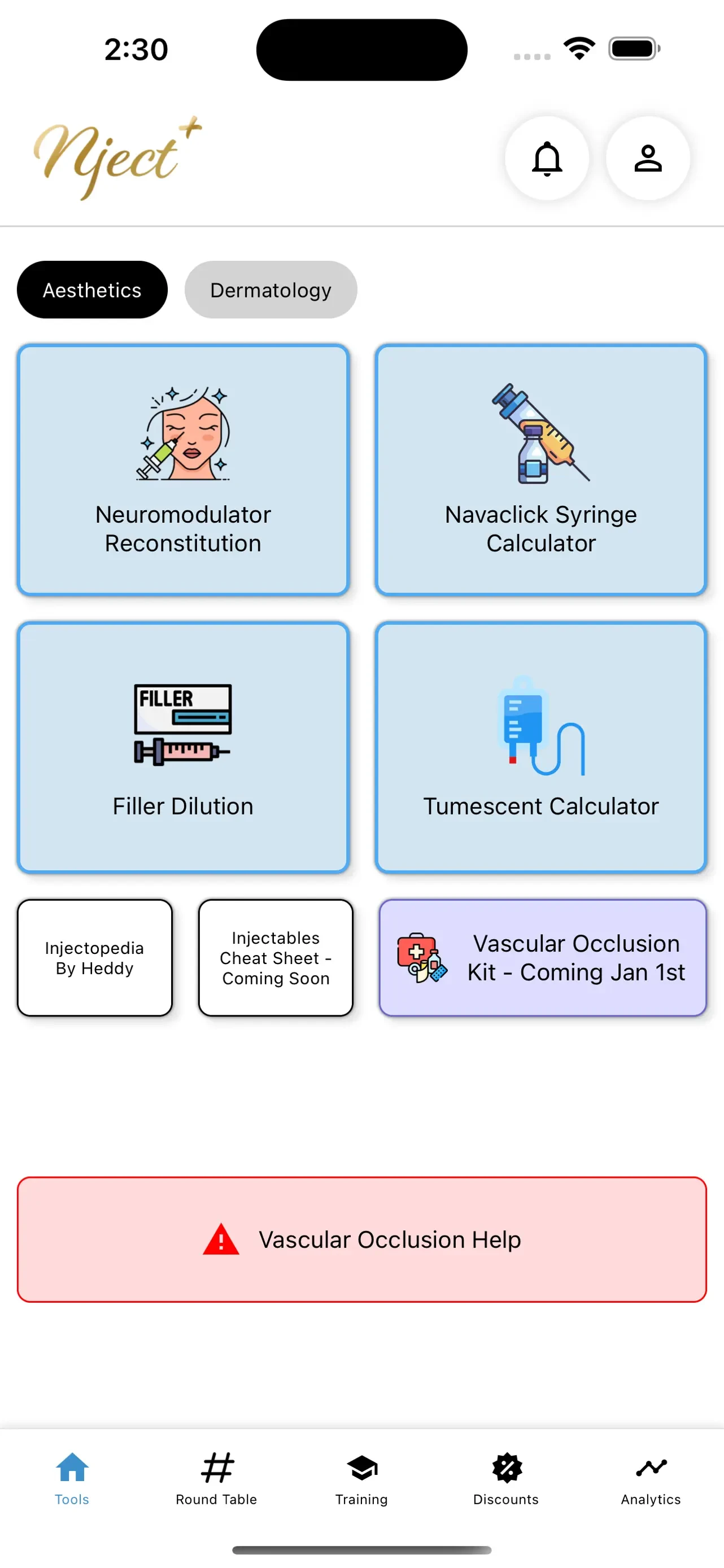 Nject app store screenshot 1 — Medical (iOS)