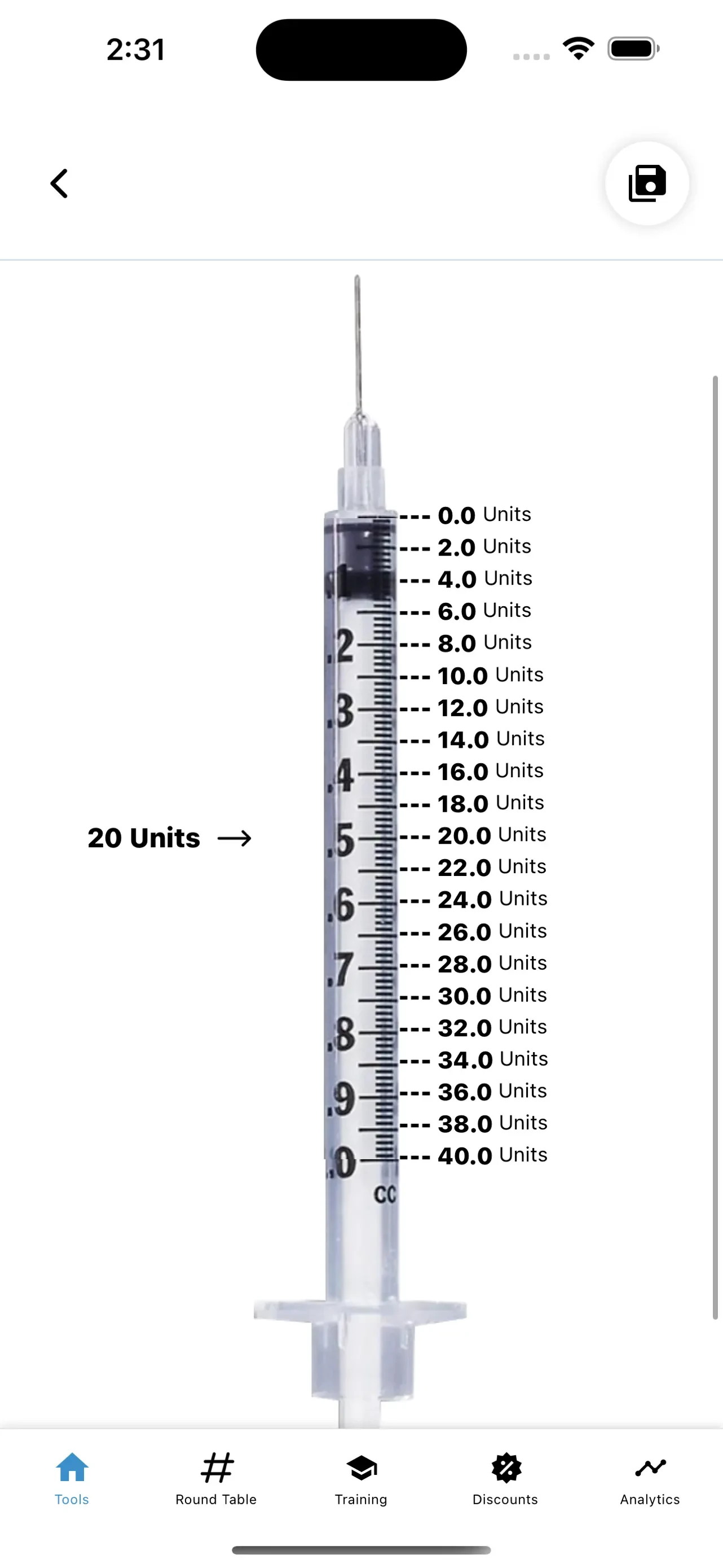 Nject app store screenshot 3 — Medical (iOS)