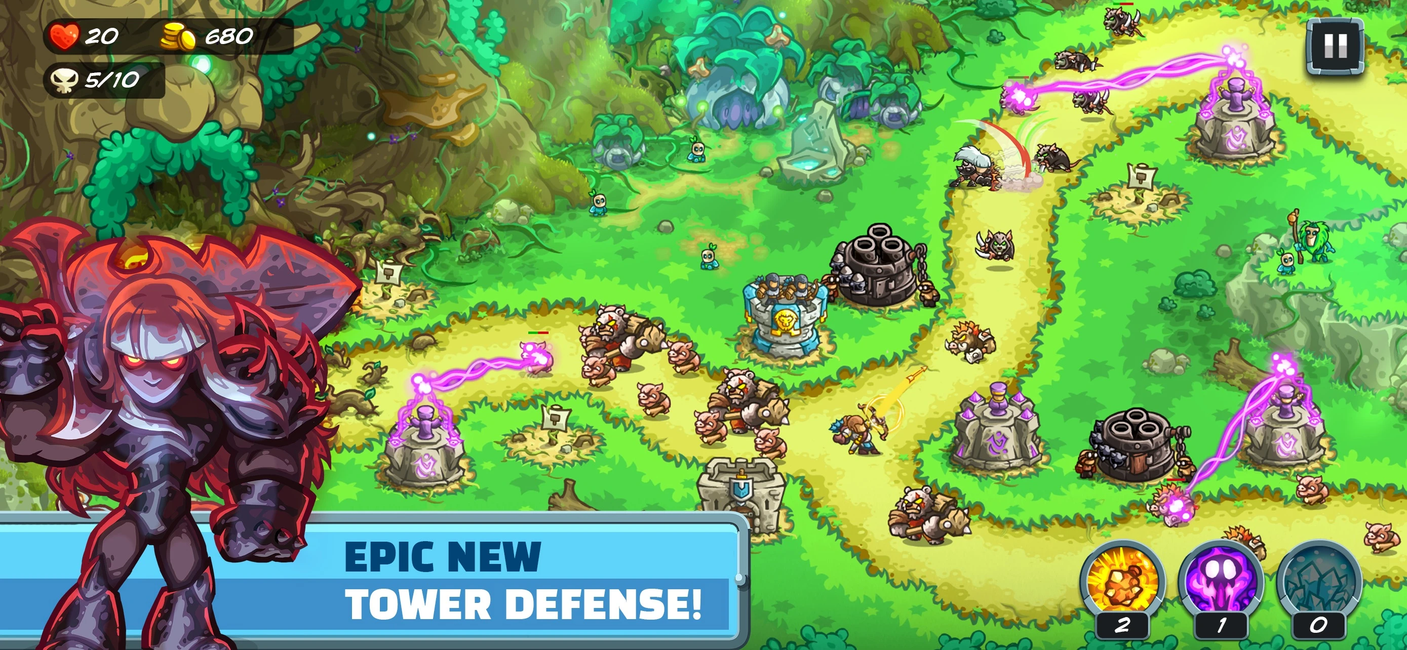 Kingdom Rush 5: Alliance TD app store screenshot 2 — Games (iOS)
