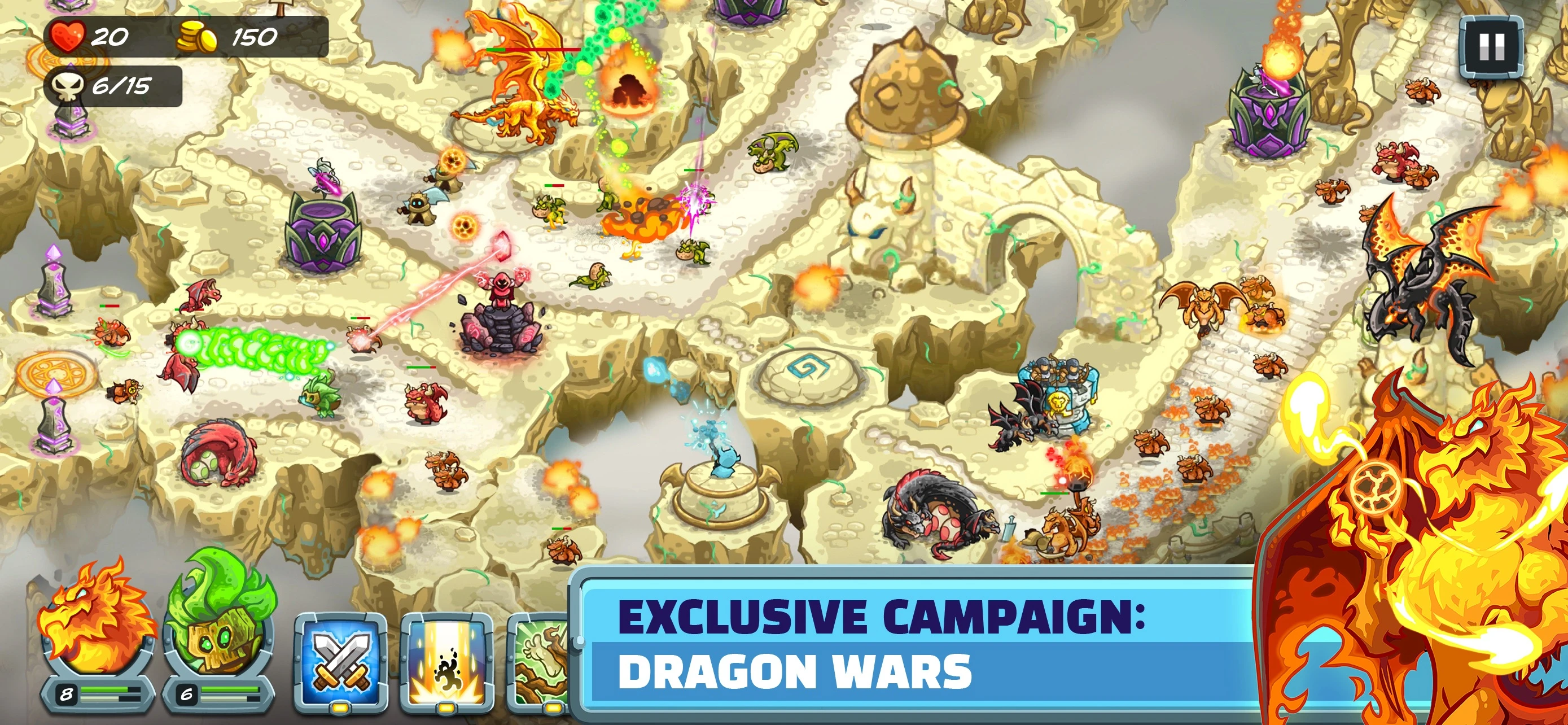 Kingdom Rush 5: Alliance TD app store screenshot 3 — Games (iOS)