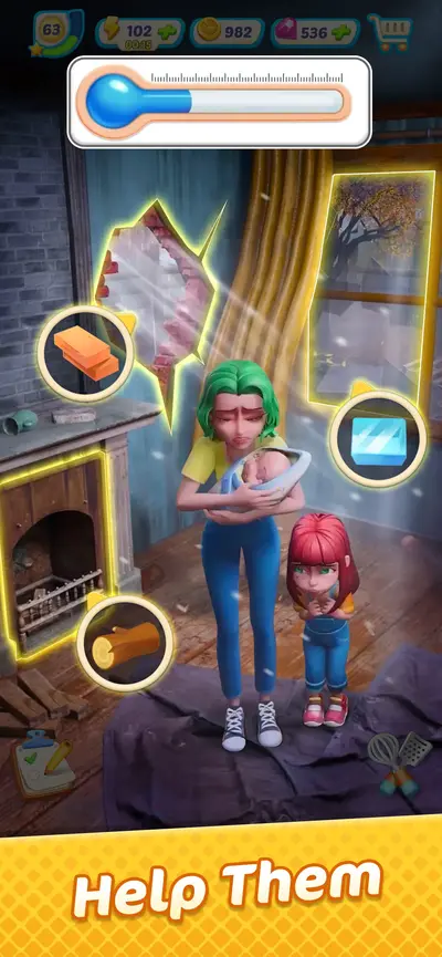 Gossip Harbor®: Merge & Story app store screenshot 1 — Games (iOS)